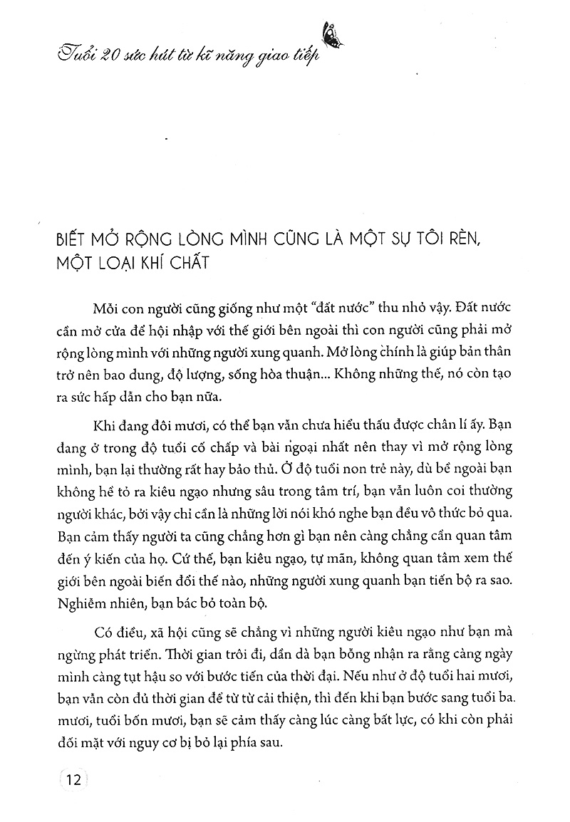tuổi 20 sức hút từ kĩ năng giao tiếp