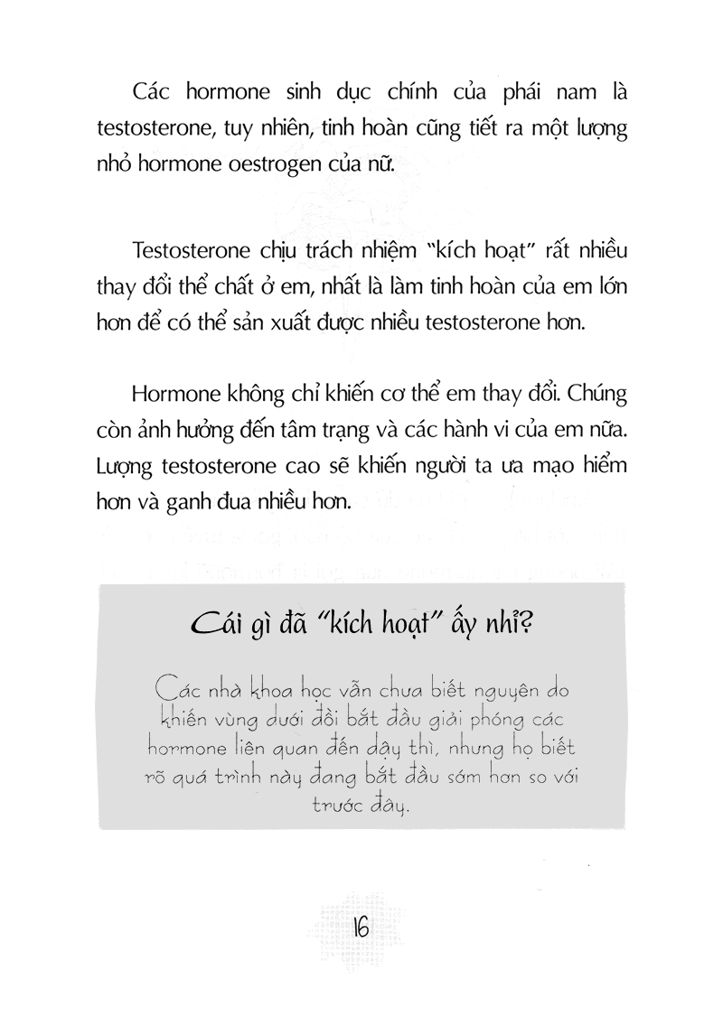 tuổi dậy thì - từ “cậu bé” đến “anh chàng