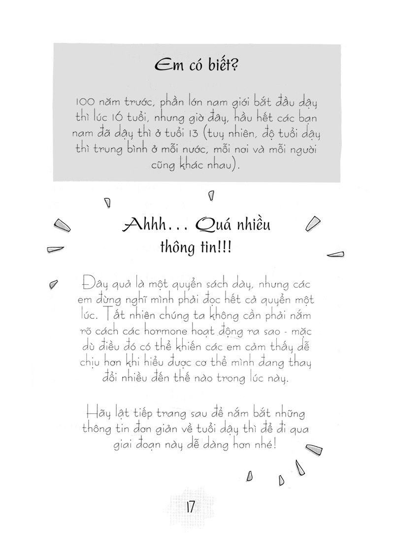 tuổi dậy thì - từ “cậu bé” đến “anh chàng