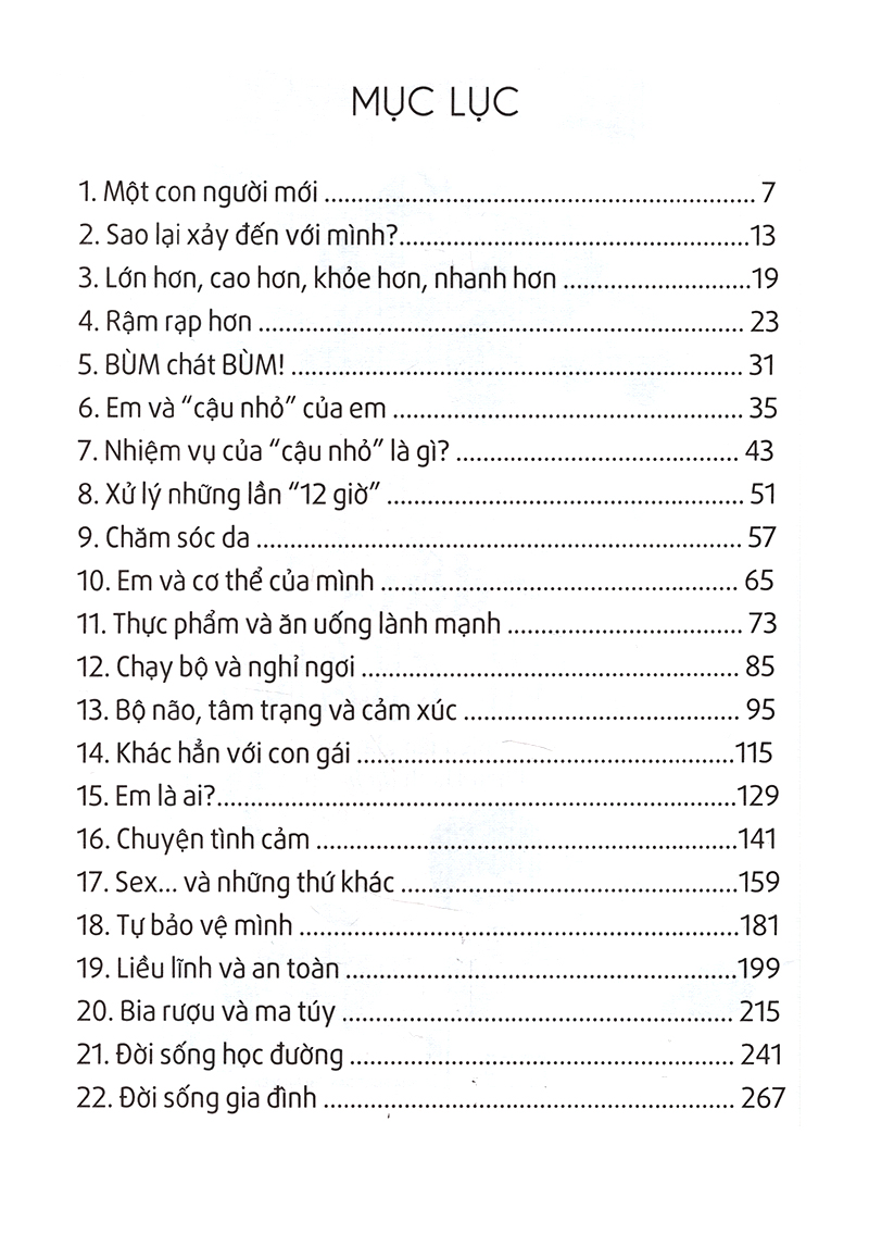 tuổi dậy thì - từ “cậu bé” đến “anh chàng