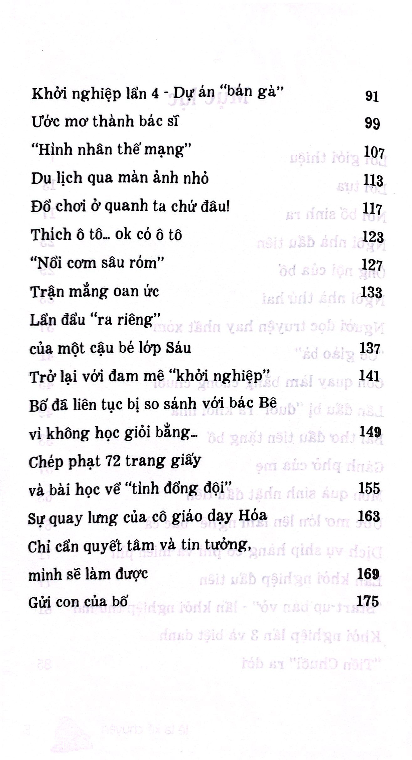 tuổi thơ của cha - lê la kể chuyện