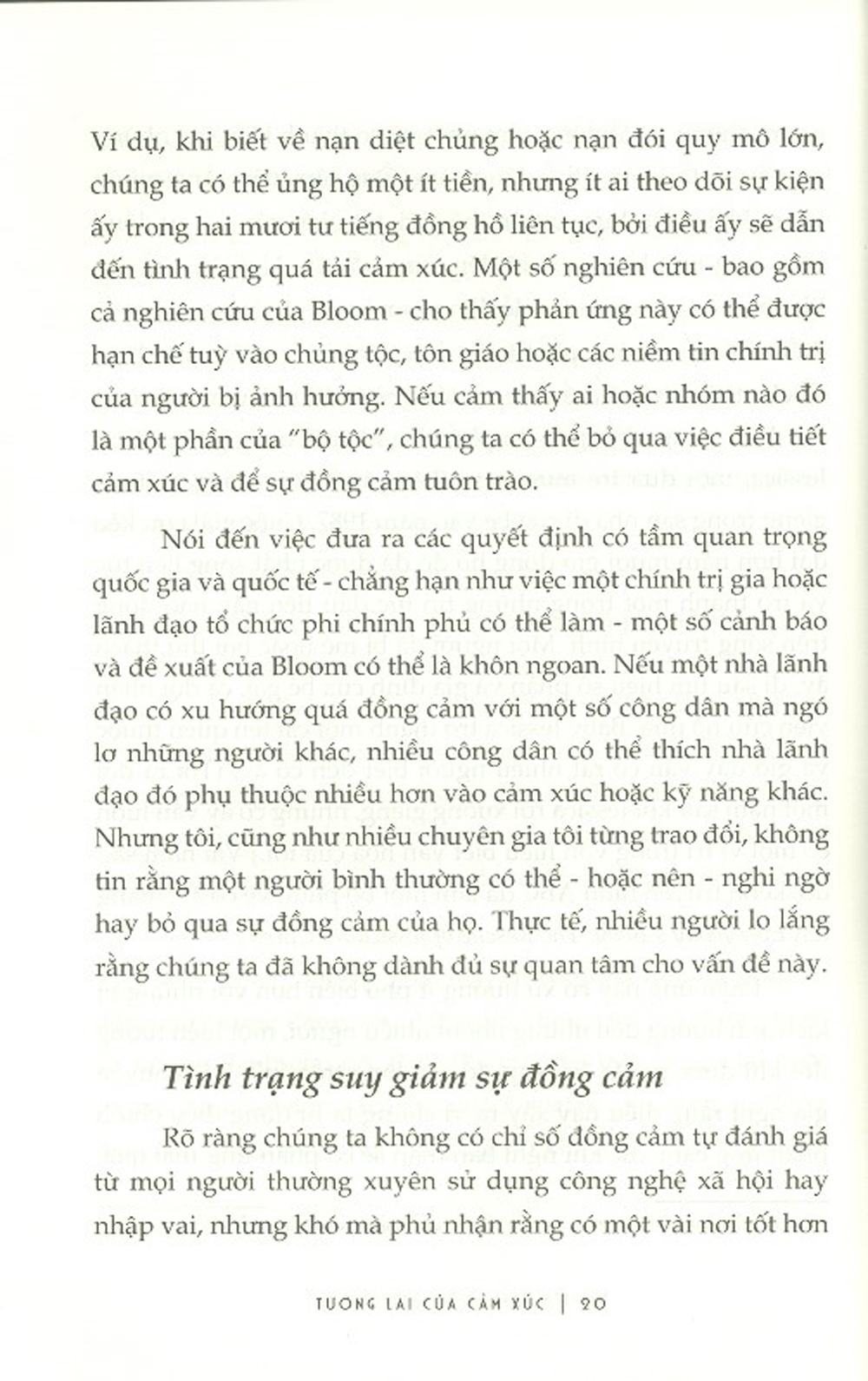 tương lai của cảm xúc