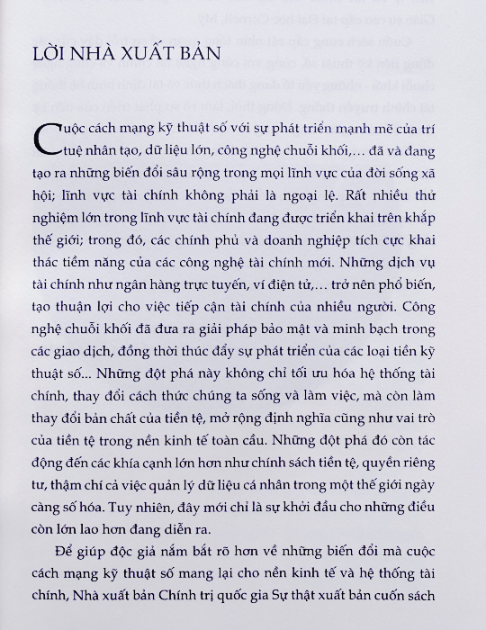 tương lai của tiền tệ - cuộc cách mạng kỹ thuật số đang biến đổi tiền tệ và tài chính như thế nào