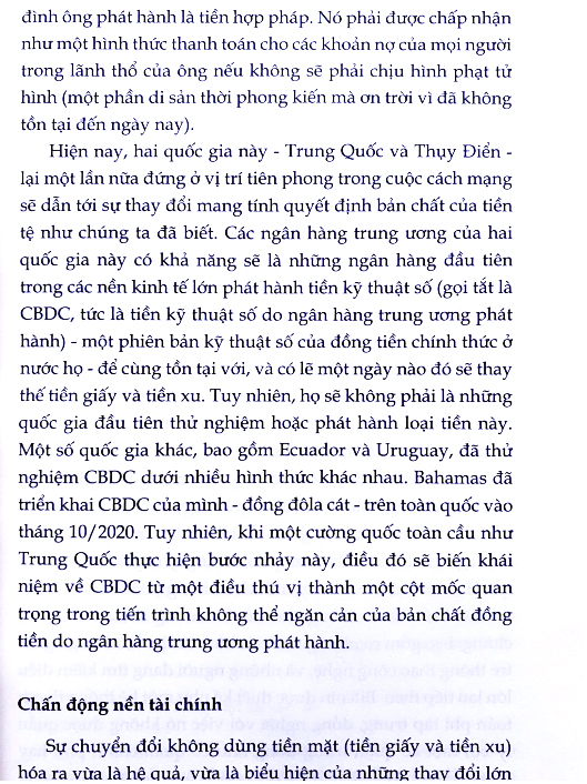 tương lai của tiền tệ - cuộc cách mạng kỹ thuật số đang biến đổi tiền tệ và tài chính như thế nào