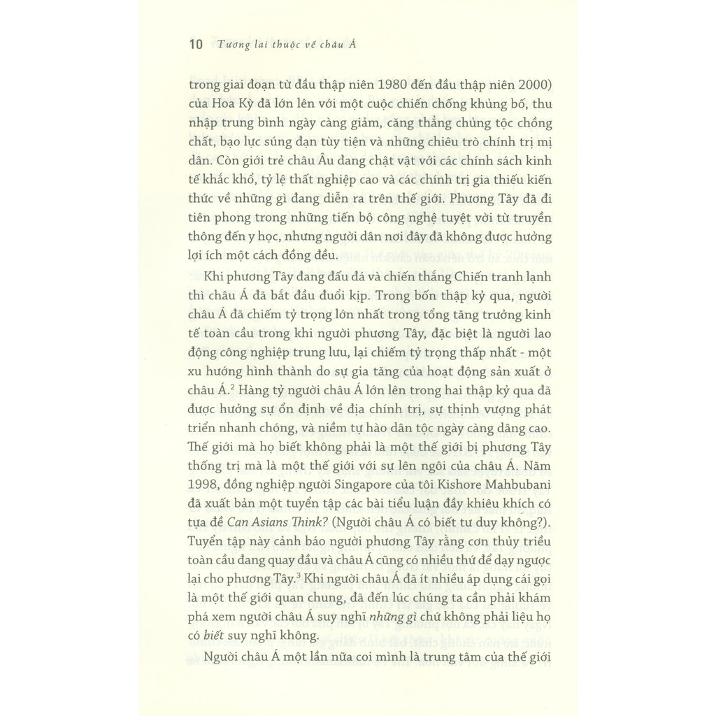 tương lai thuộc về châu á