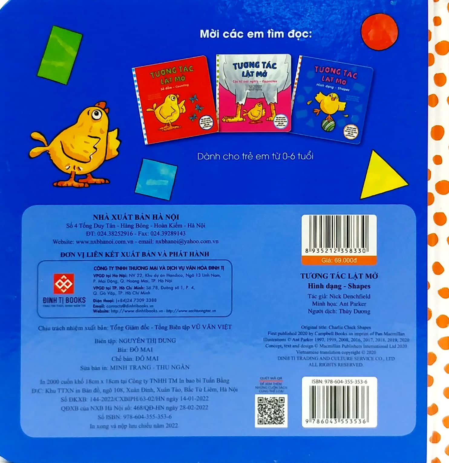 tương tác lật mở - hình dạng - shapes