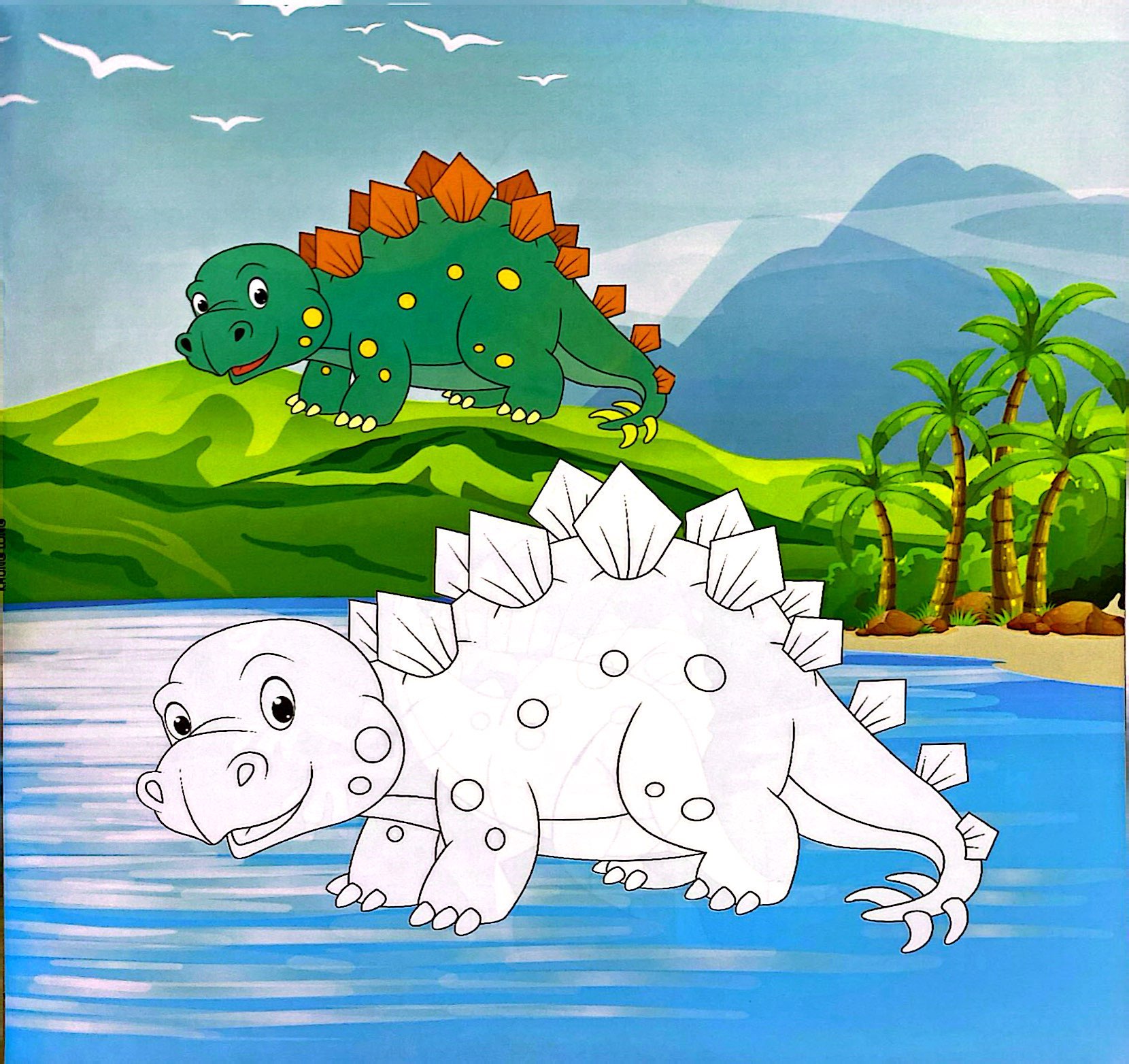 tưởng tượng của bé trai - thế giới khủng long