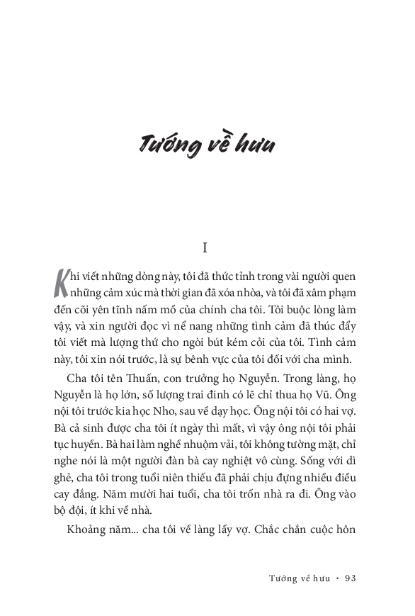 tướng về hưu & những truyện khác