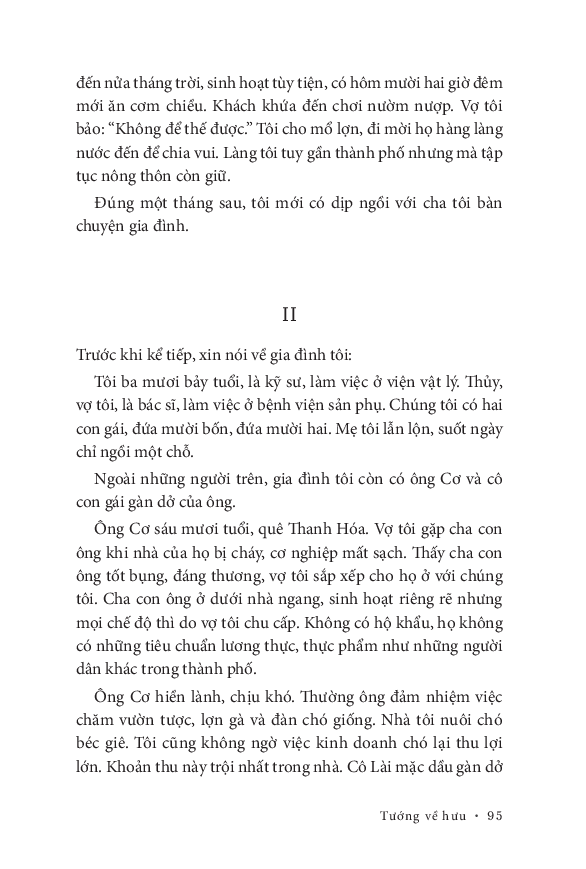 tướng về hưu & những truyện khác