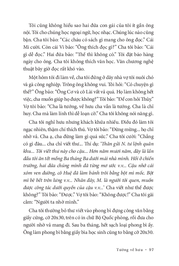 tướng về hưu & những truyện khác