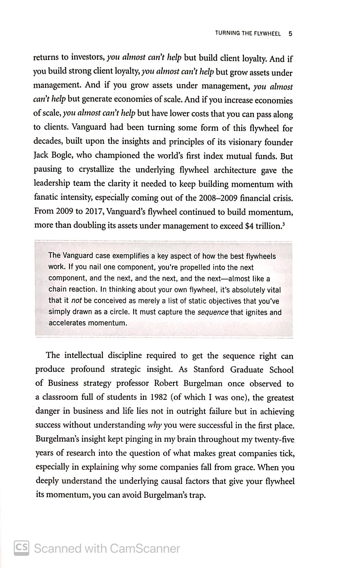 turning the flywheel: a monograph to accompany good to great