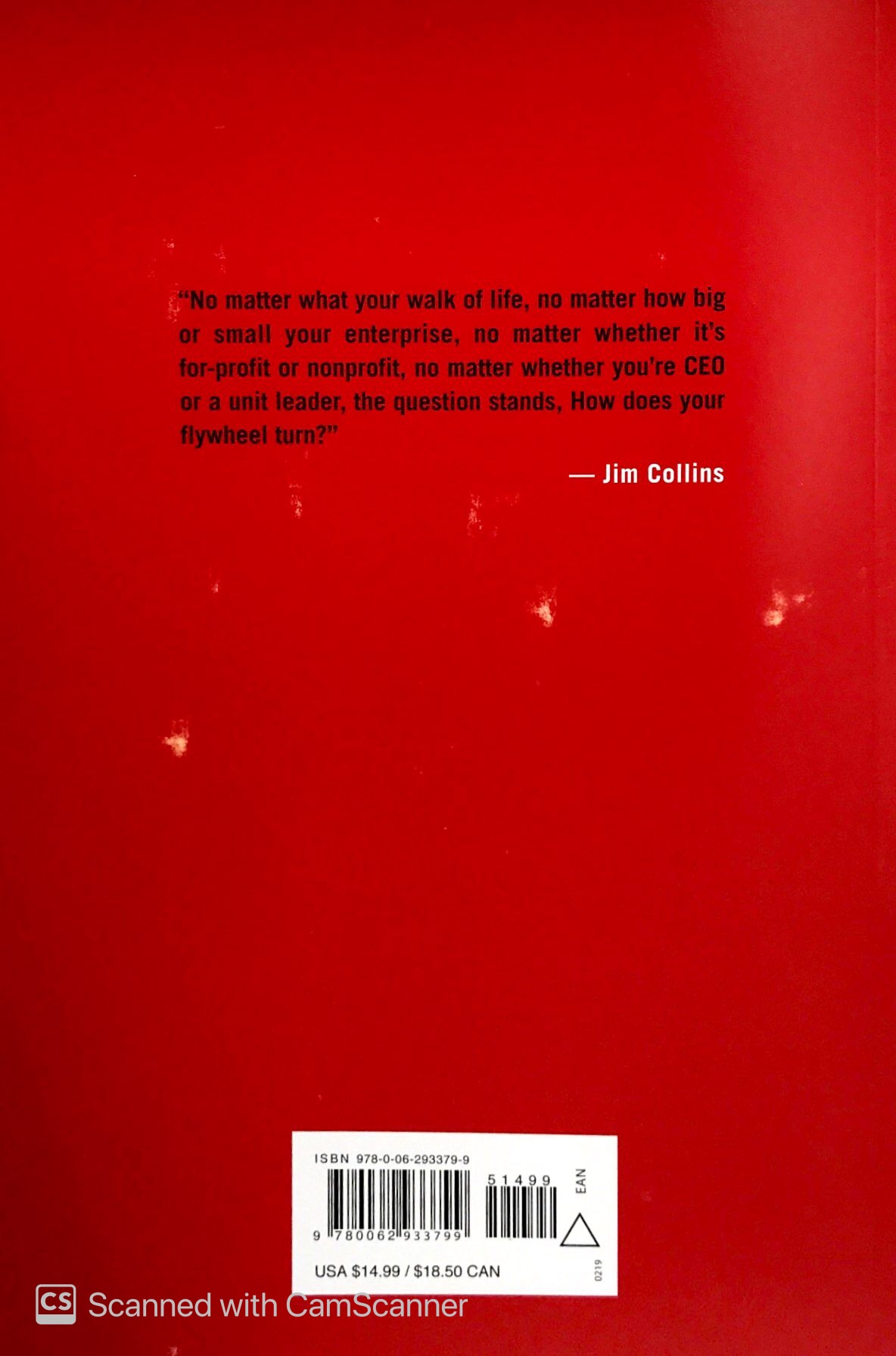 turning the flywheel: a monograph to accompany good to great