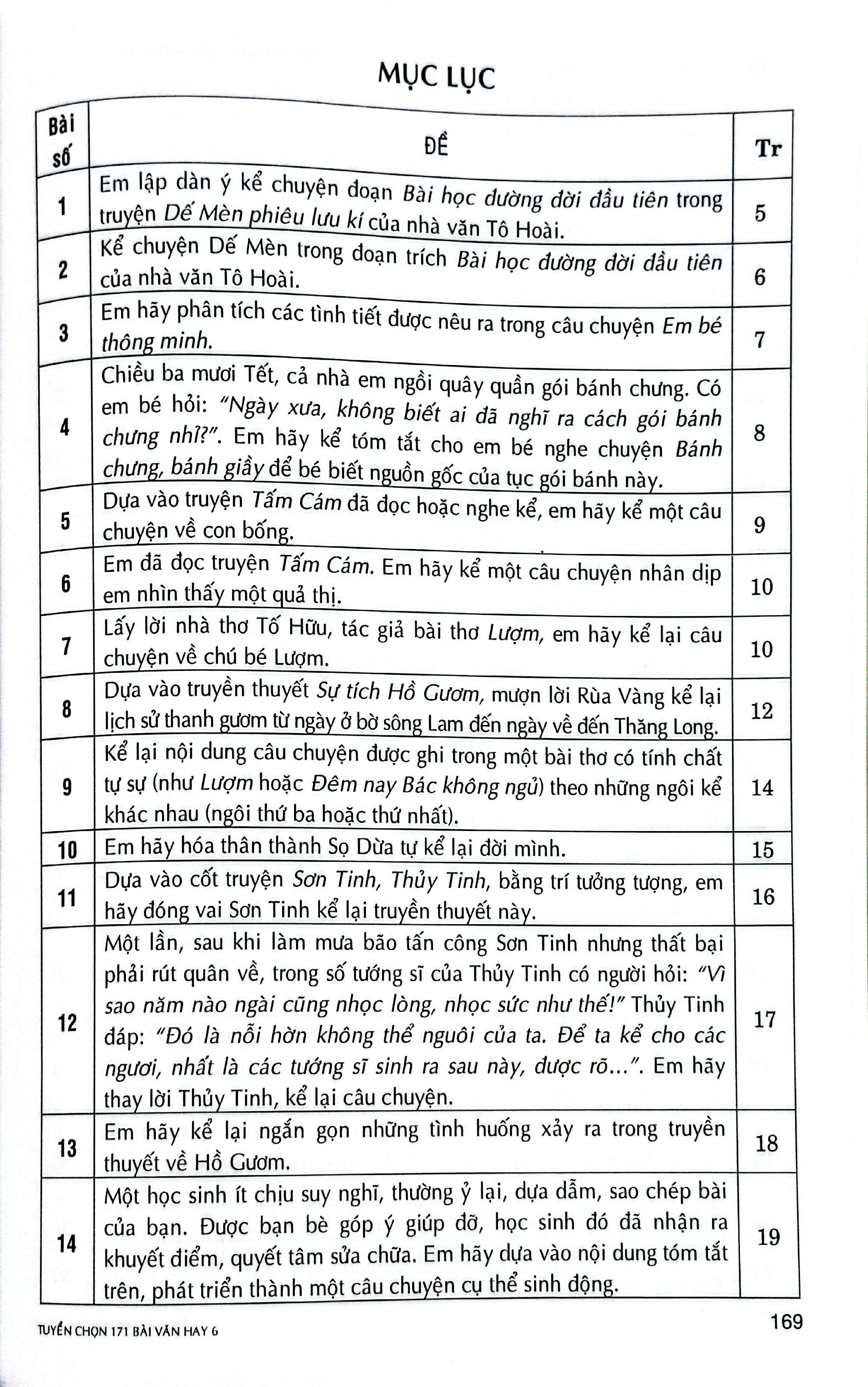 Tuyen Chon 171 Bai Van Hay 6 - Boi Duong Hoc Sinh Gioi Van