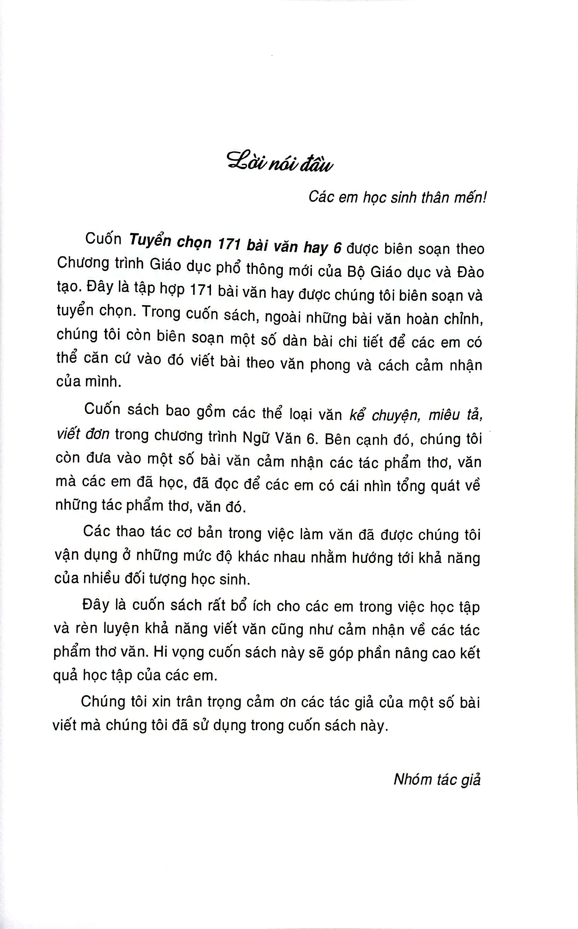 Tuyen Chon 171 Bai Van Hay 6 - Boi Duong Hoc Sinh Gioi Van