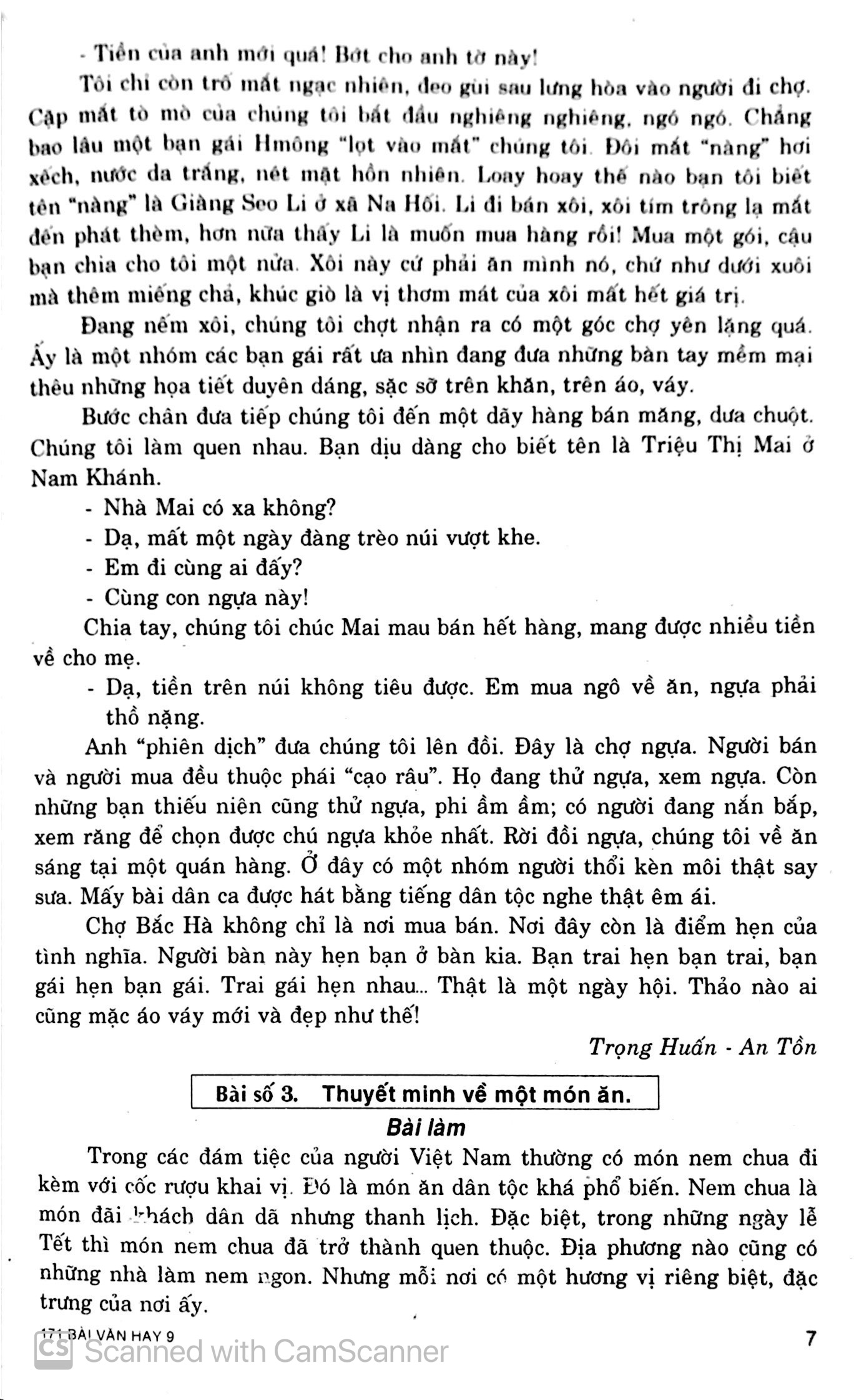 tuyển chọn 171 bài văn hay lớp 9