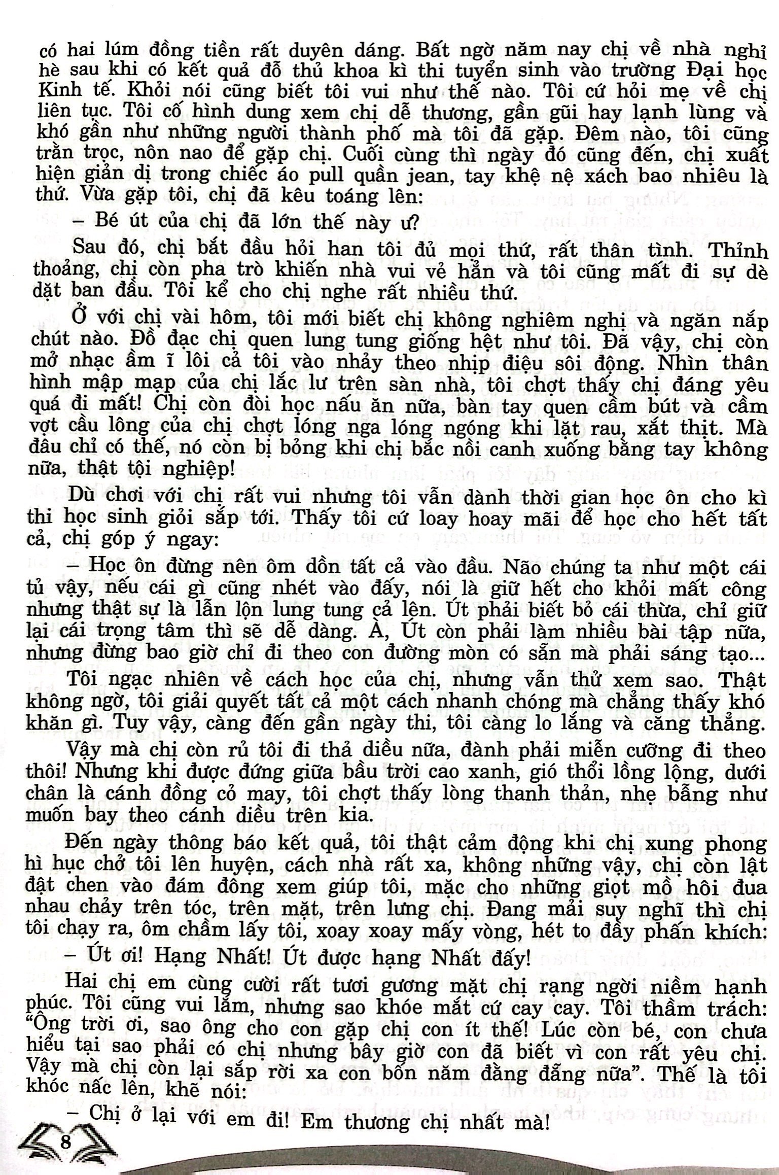 tuyển chọn 199 bài và đoạn văn hay 8 (theo chương trình giáo dục phổ thông mới)