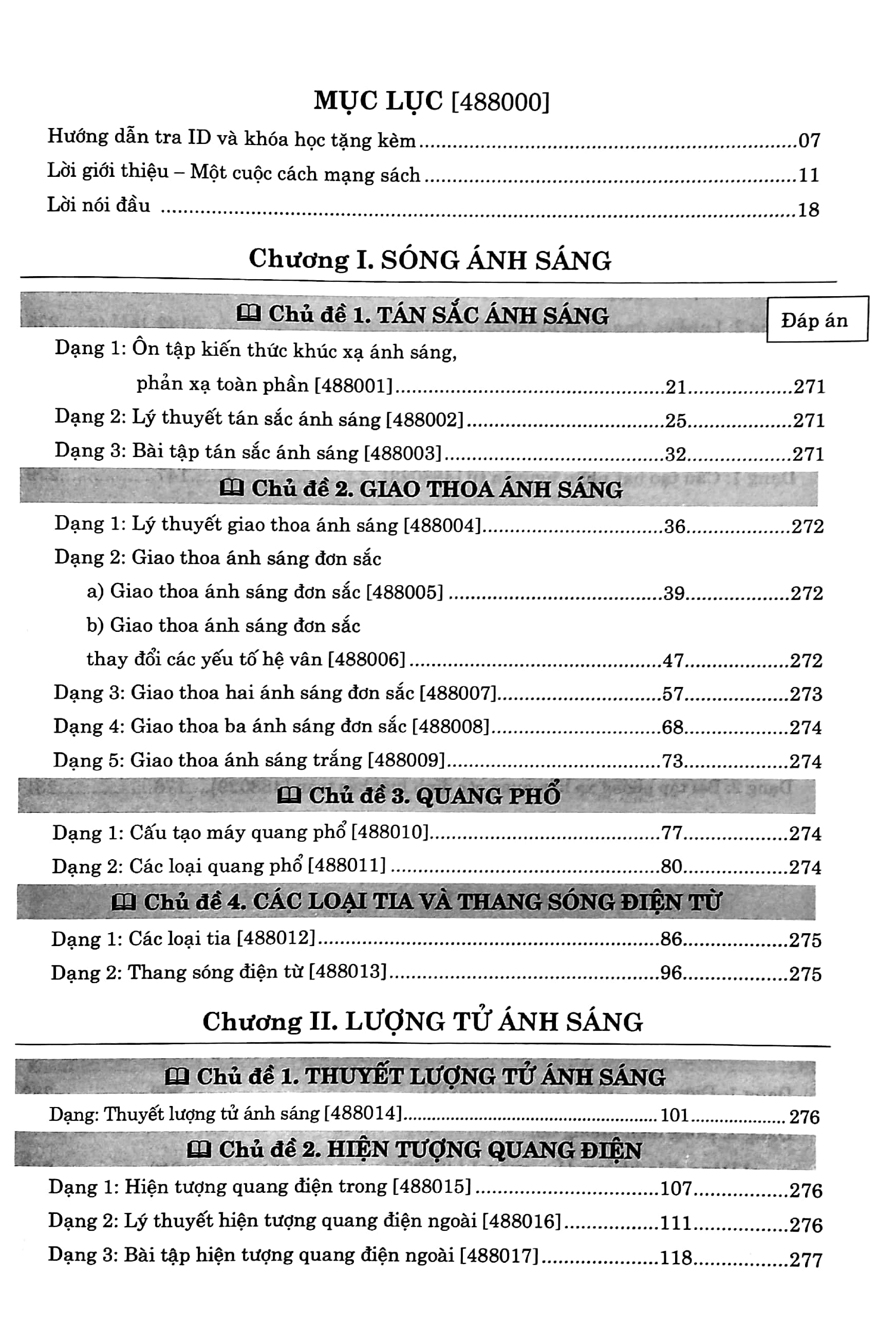 tuyển chọn 2000 bài sóng ánh sáng, lượng tử ánh sáng và hạt nhân nguyên tử