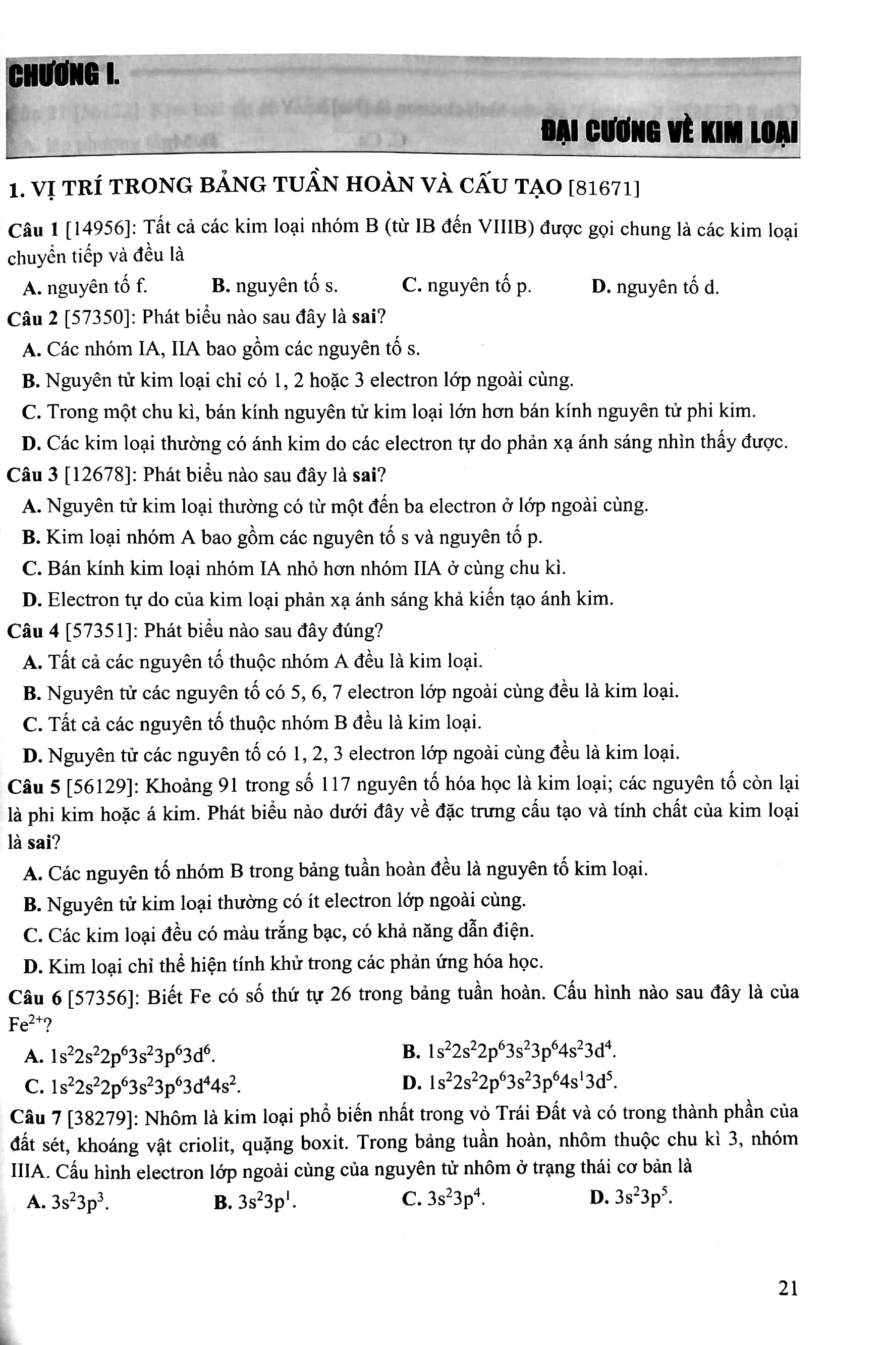 Tuyen Chon 3000 Cau Hoi Ly Thuyet Hoa Vo Co