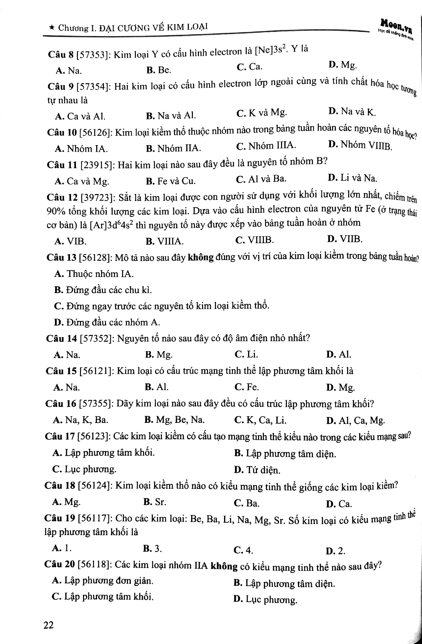 Tuyen Chon 3000 Cau Hoi Ly Thuyet Hoa Vo Co