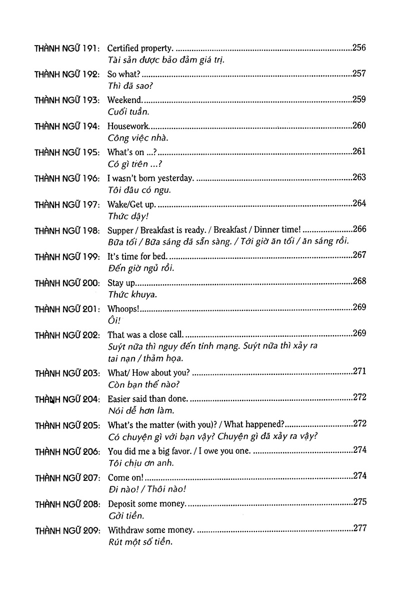 tuyển chọn 319 câu thành ngữ giao tiếp tiếng anh