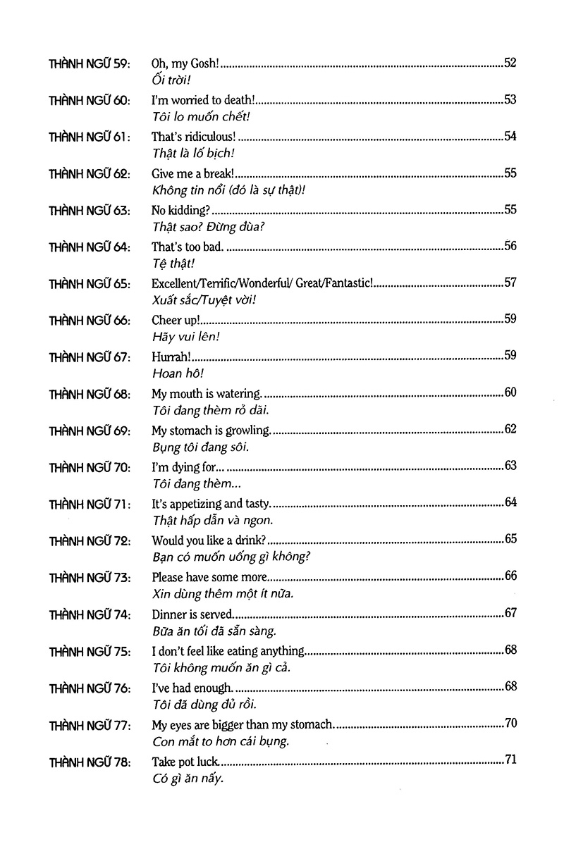 tuyển chọn 319 câu thành ngữ giao tiếp tiếng anh