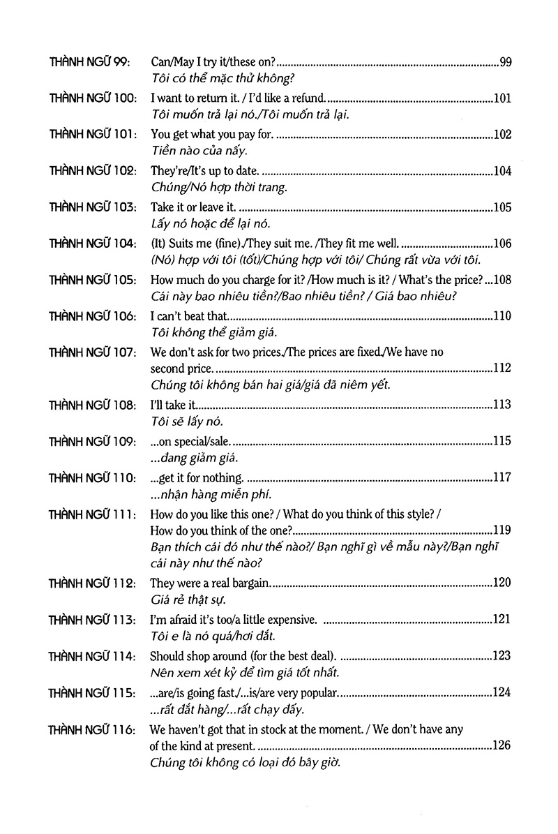 tuyển chọn 319 câu thành ngữ giao tiếp tiếng anh