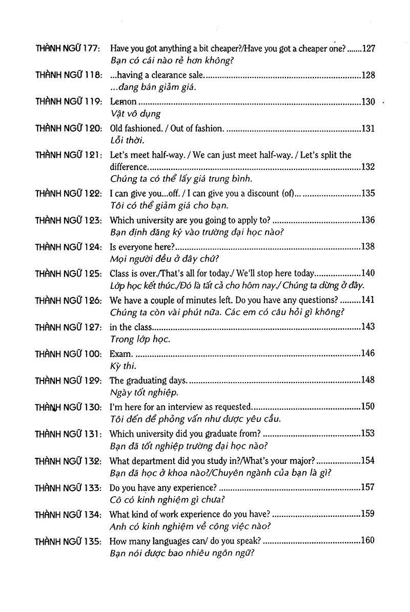 tuyển chọn 319 câu thành ngữ giao tiếp tiếng anh