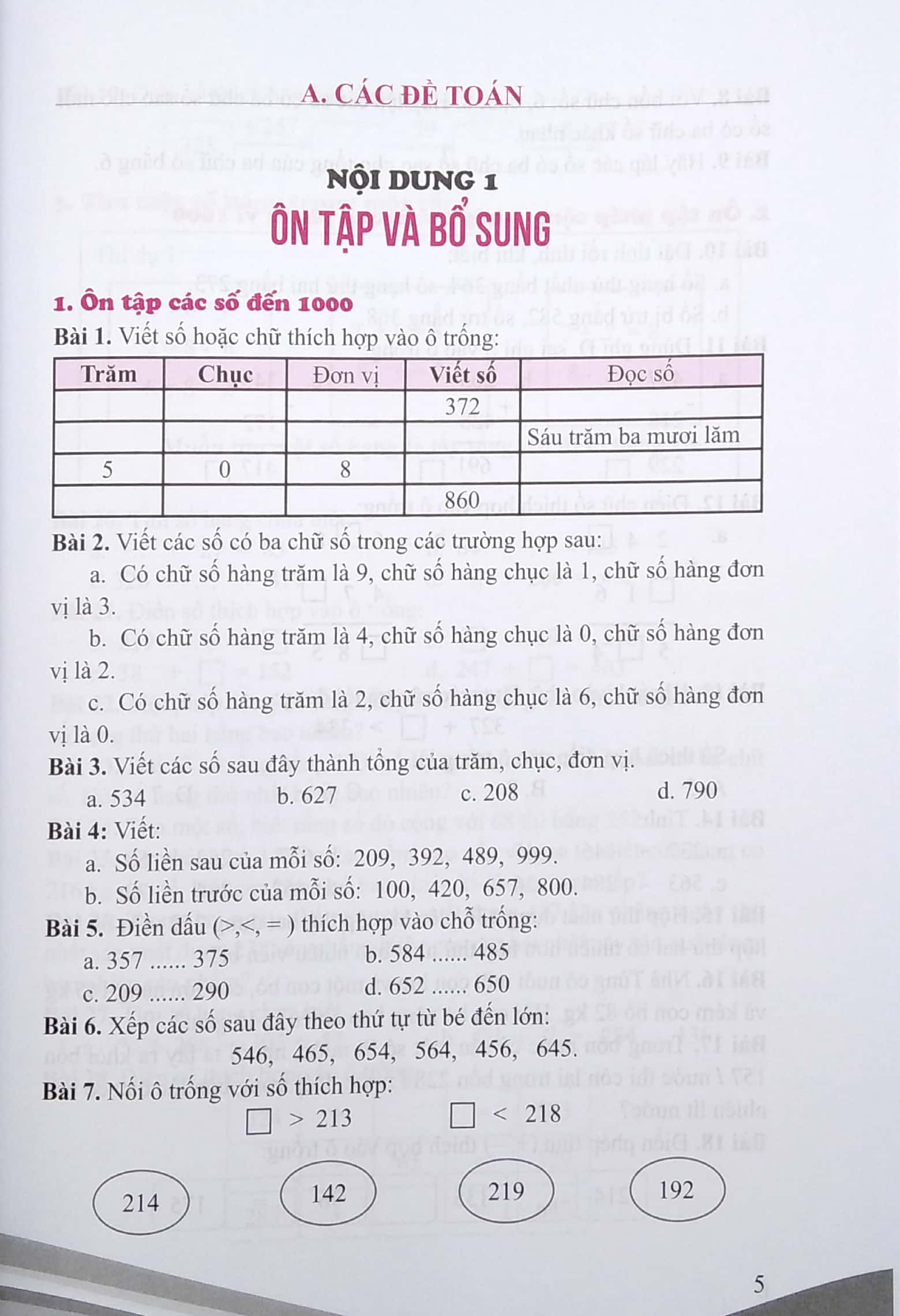 tuyển chọn 400 bài tập toán 3 (theo chương trình gdpt mới - dùng chung cho 3 bộ sách)