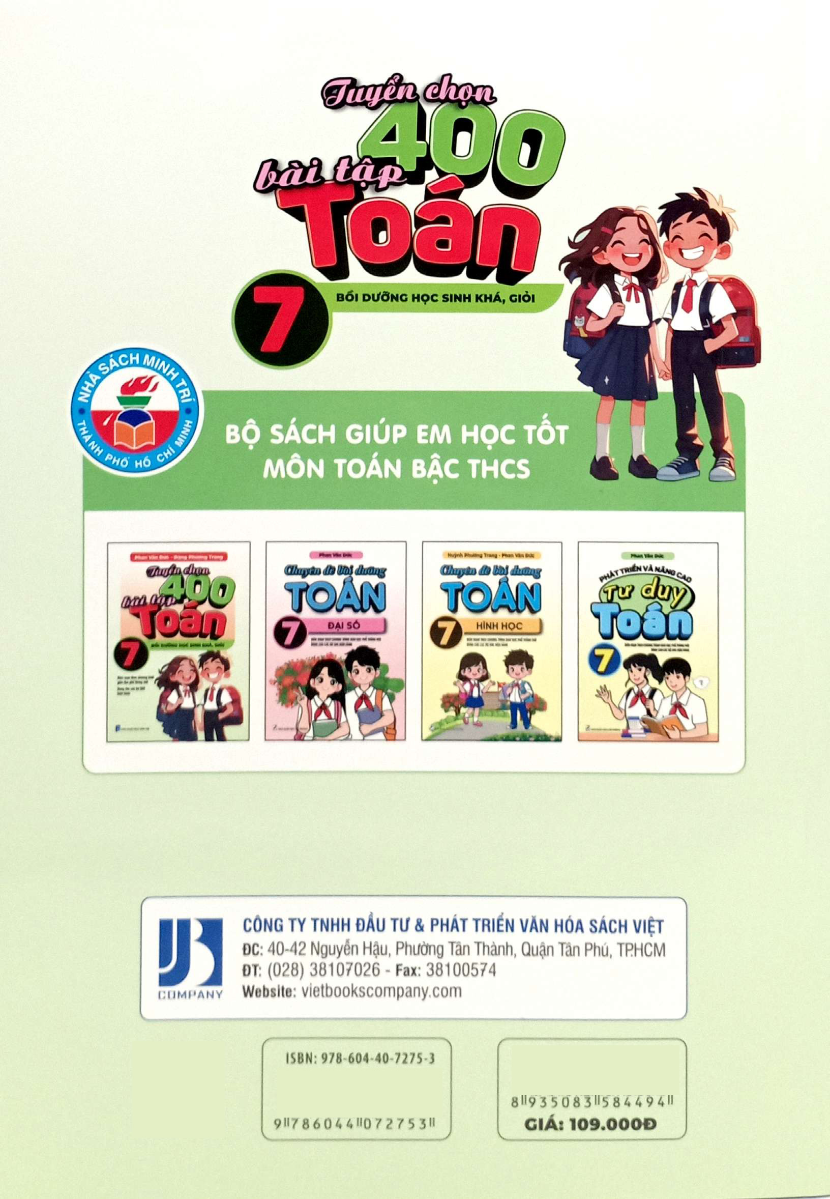 tuyển chọn 400 bài tập toán 7 - bồi dưỡng học sinh khá, giỏi