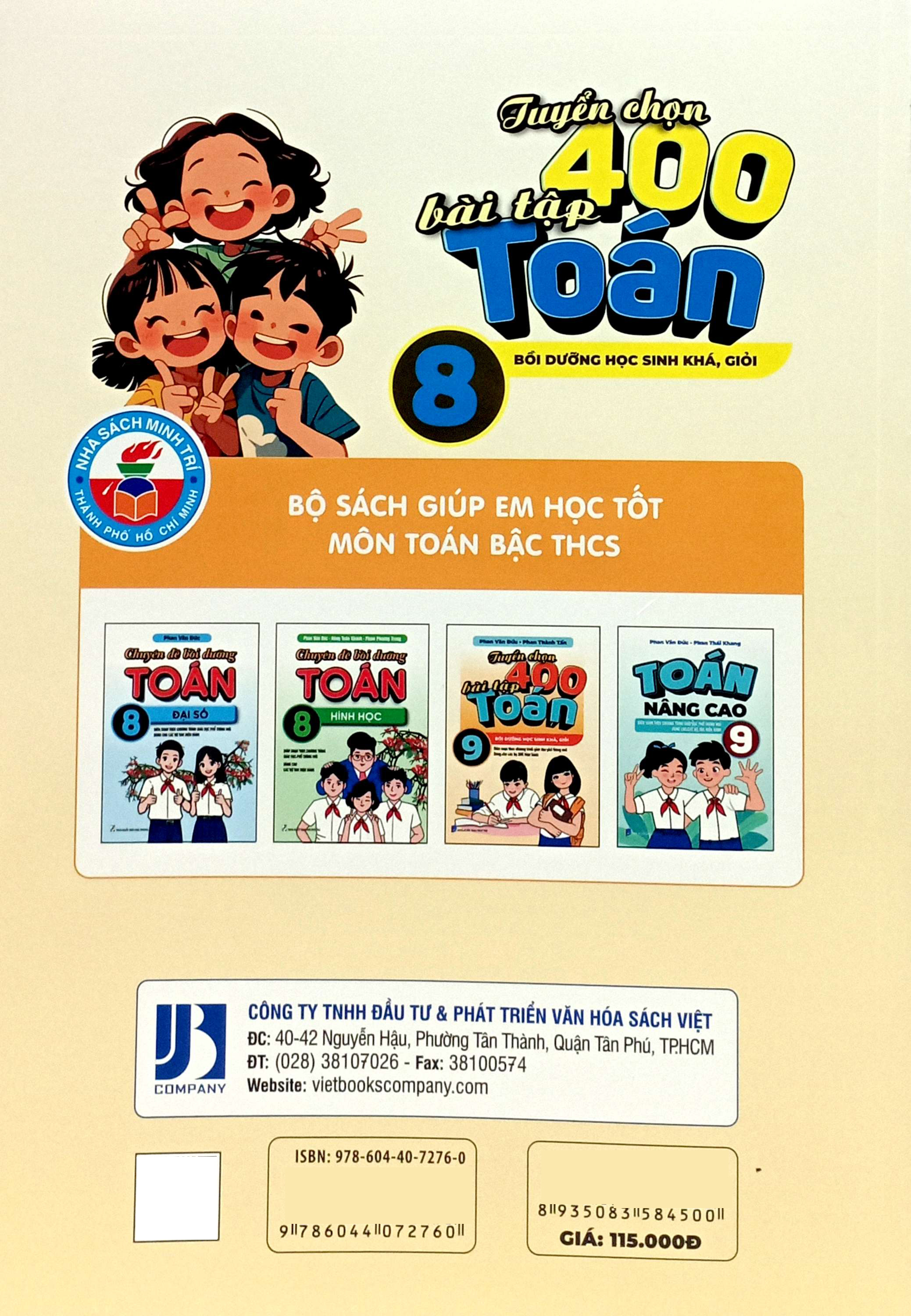 tuyển chọn 400 bài tập toán 8 - bồi dưỡng học sinh khá, giỏi