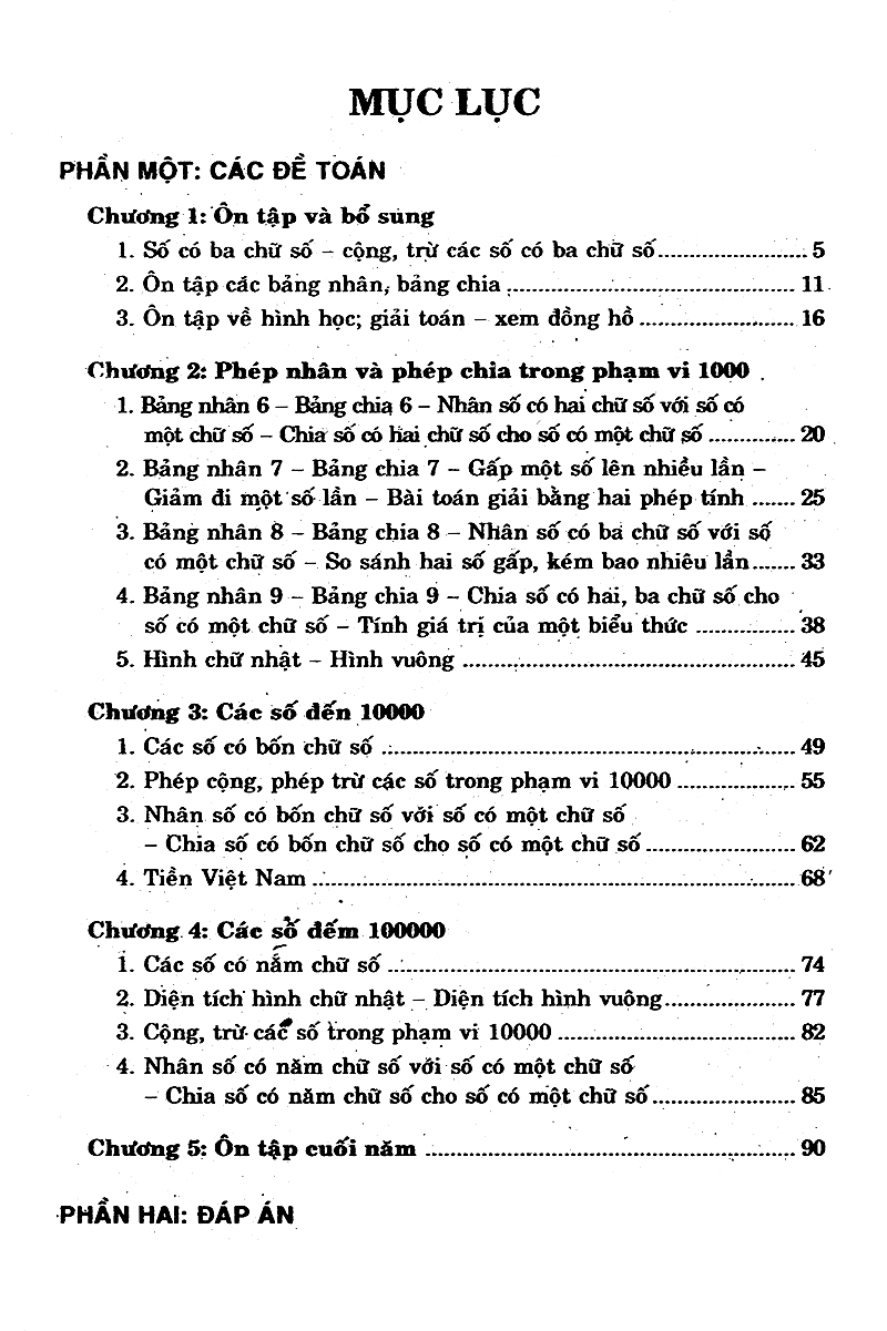 tuyển chọn các bài tập trắc nghiệm toán 3