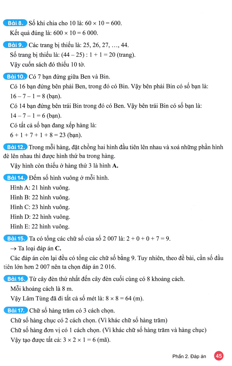 tuyển chọn các bài toán đố nâng cao 3