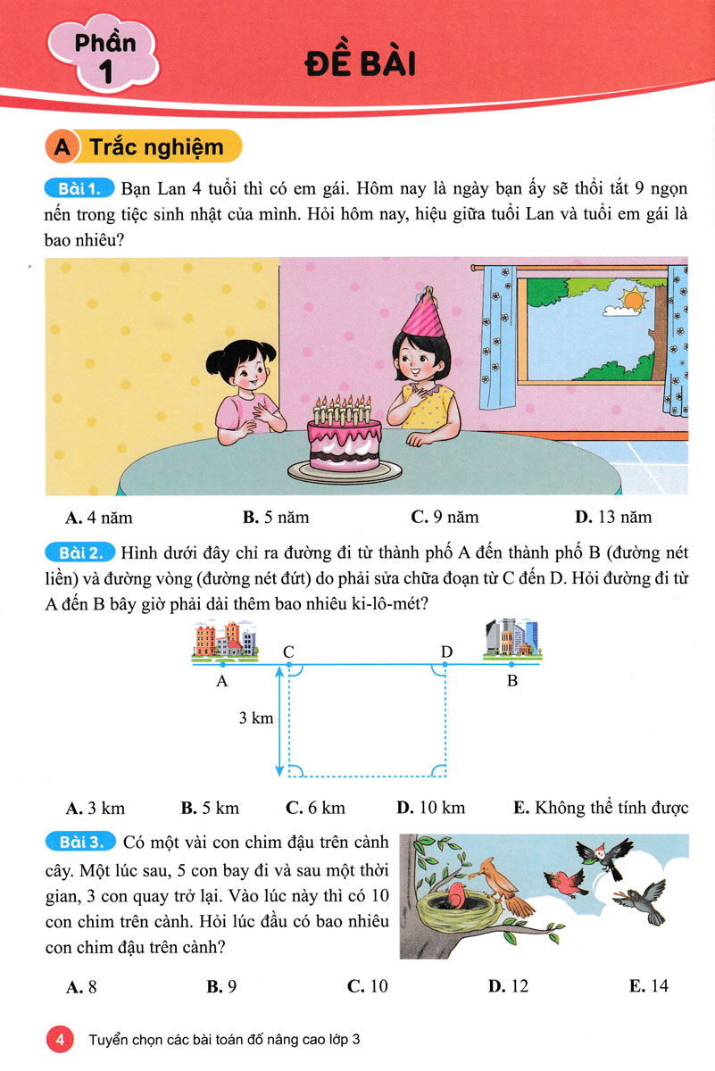 tuyển chọn các bài toán đố nâng cao 3