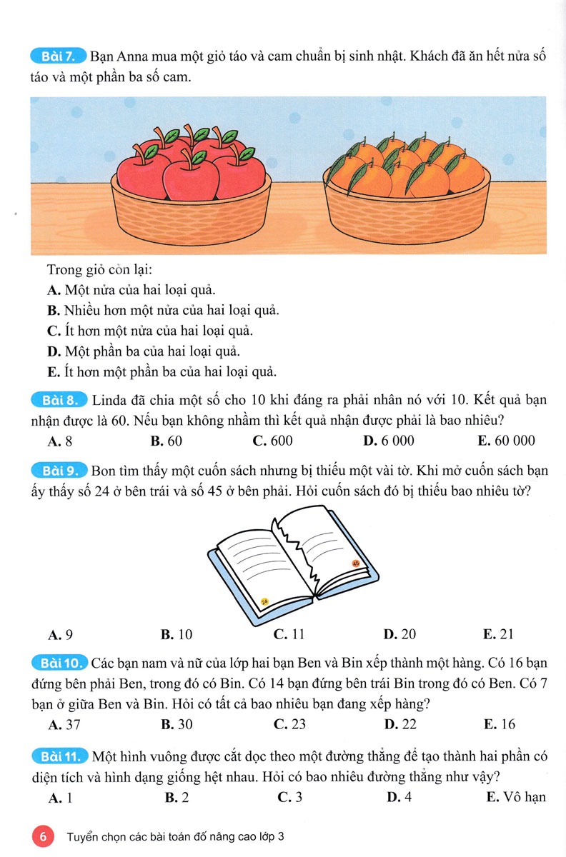 tuyển chọn các bài toán đố nâng cao 3
