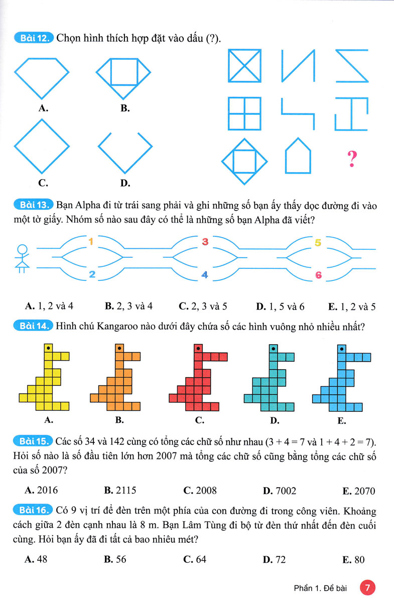 tuyển chọn các bài toán đố nâng cao 3