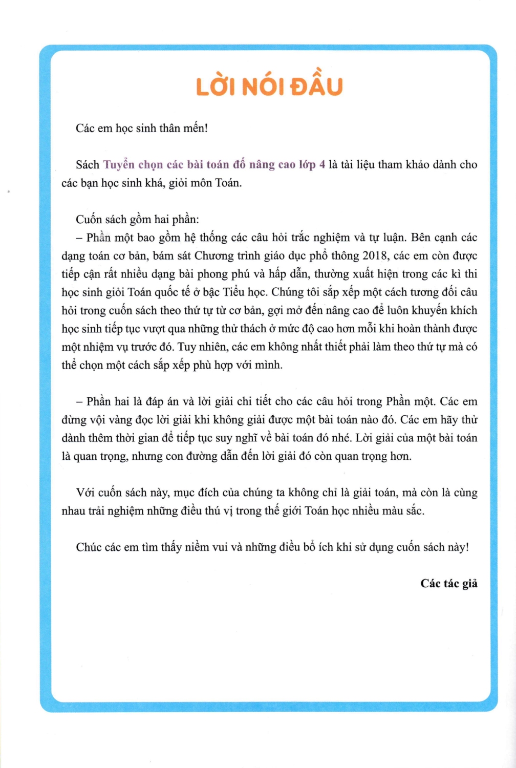 tuyển chọn các bài toán đố nâng cao 4