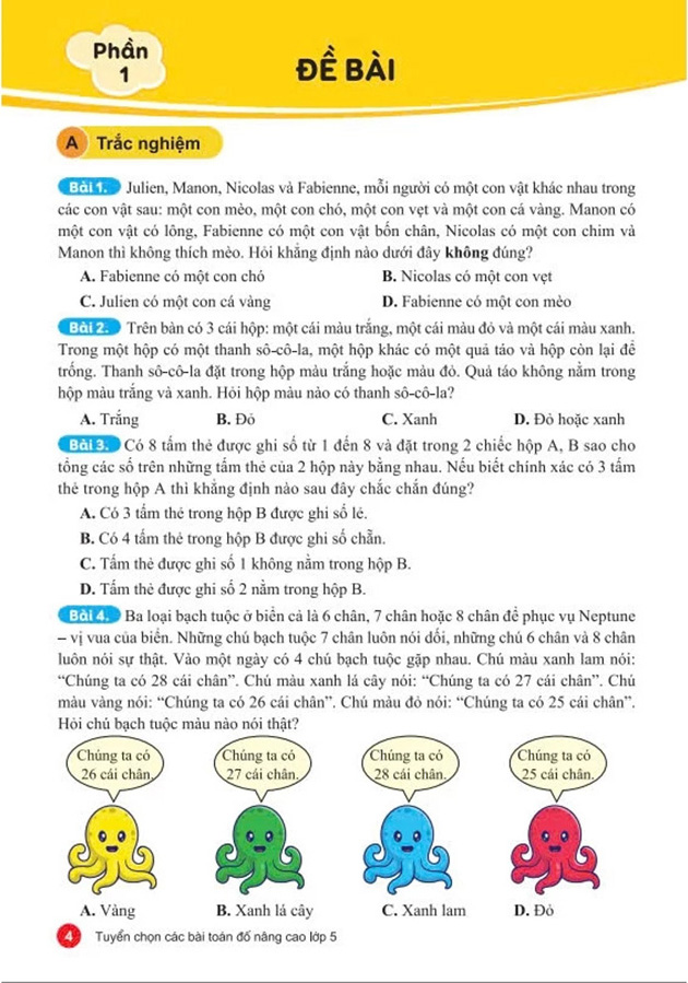 Tuyen Chon Cac Bai Toan Do Nang Cao - Lop 5