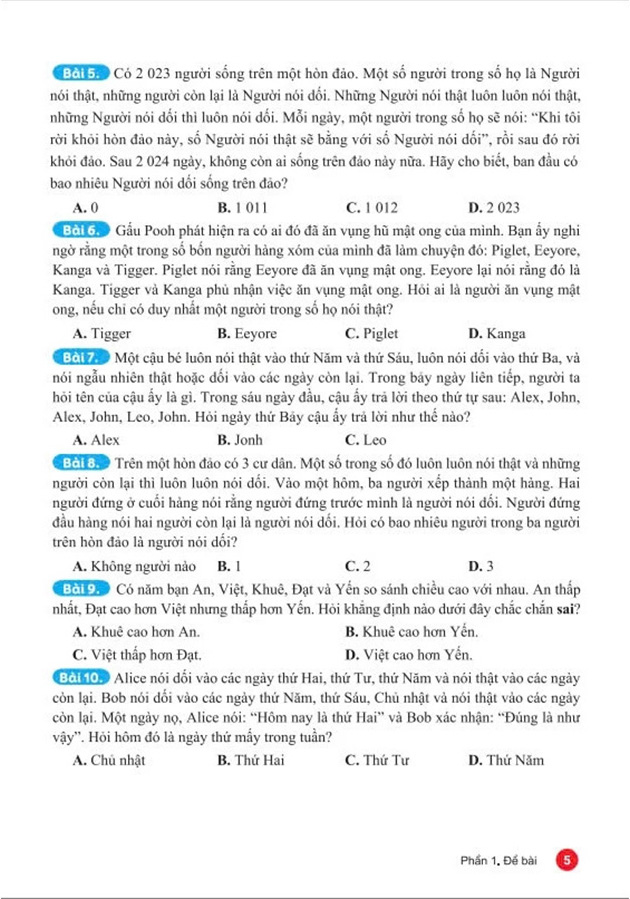 Tuyen Chon Cac Bai Toan Do Nang Cao - Lop 5