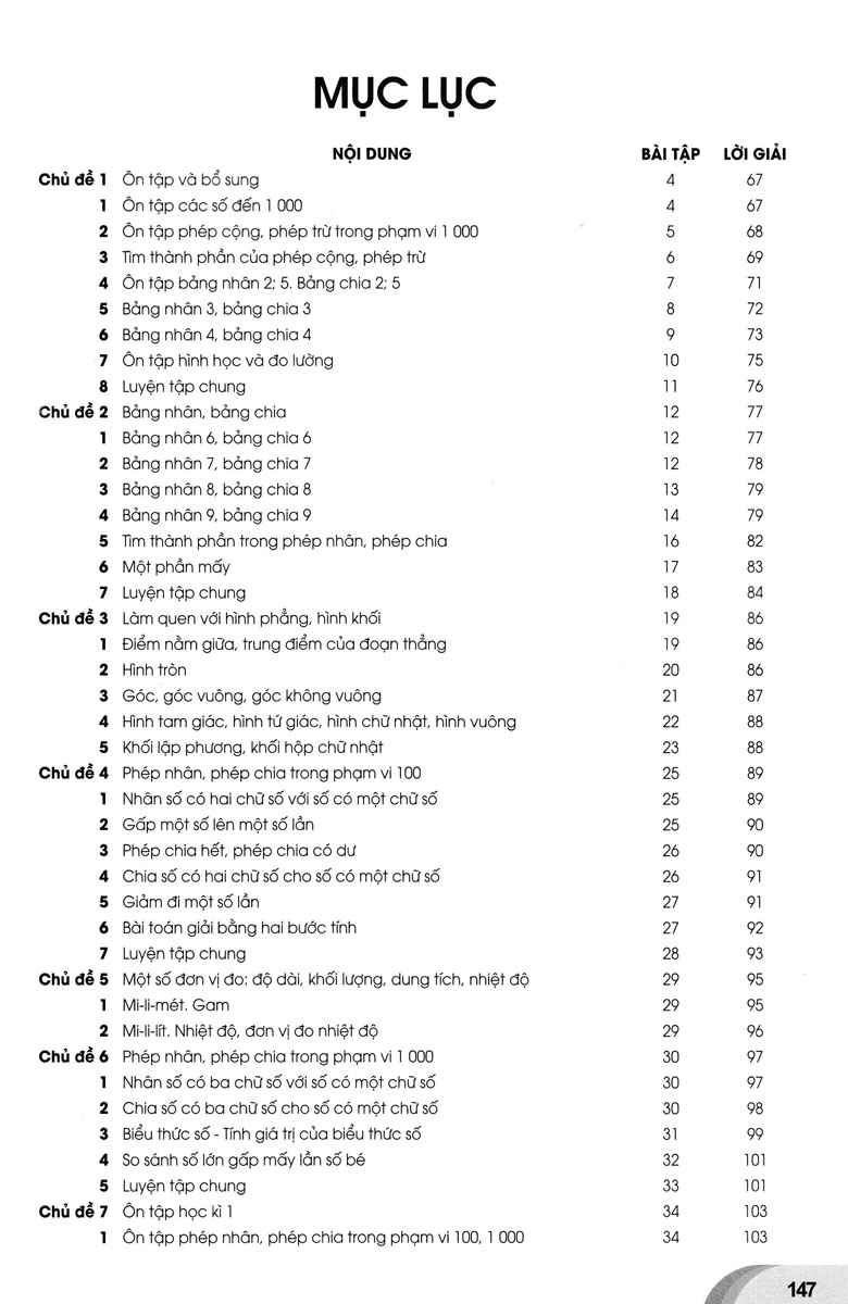 tuyển chọn các bài toán hay và khó lớp 3