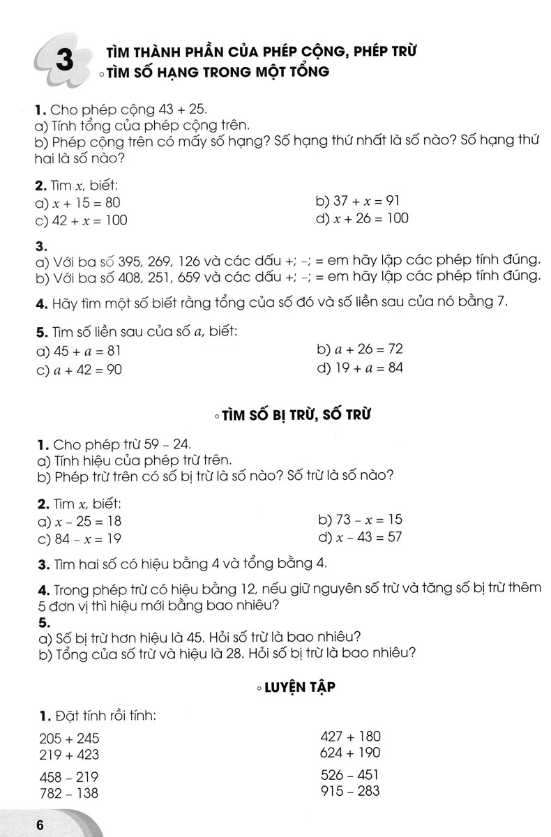 tuyển chọn các bài toán hay và khó lớp 3