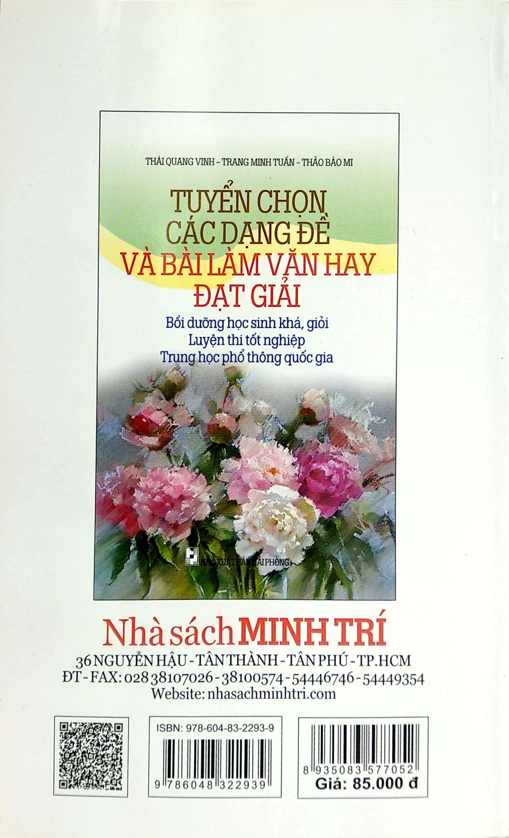 tuyển chọn các dạng đề và bài làm văn đạt giải - bồi dưỡng học sinh khá, giỏi, luyện thi tốt nghiệp, trung học phổ thông quốc gia