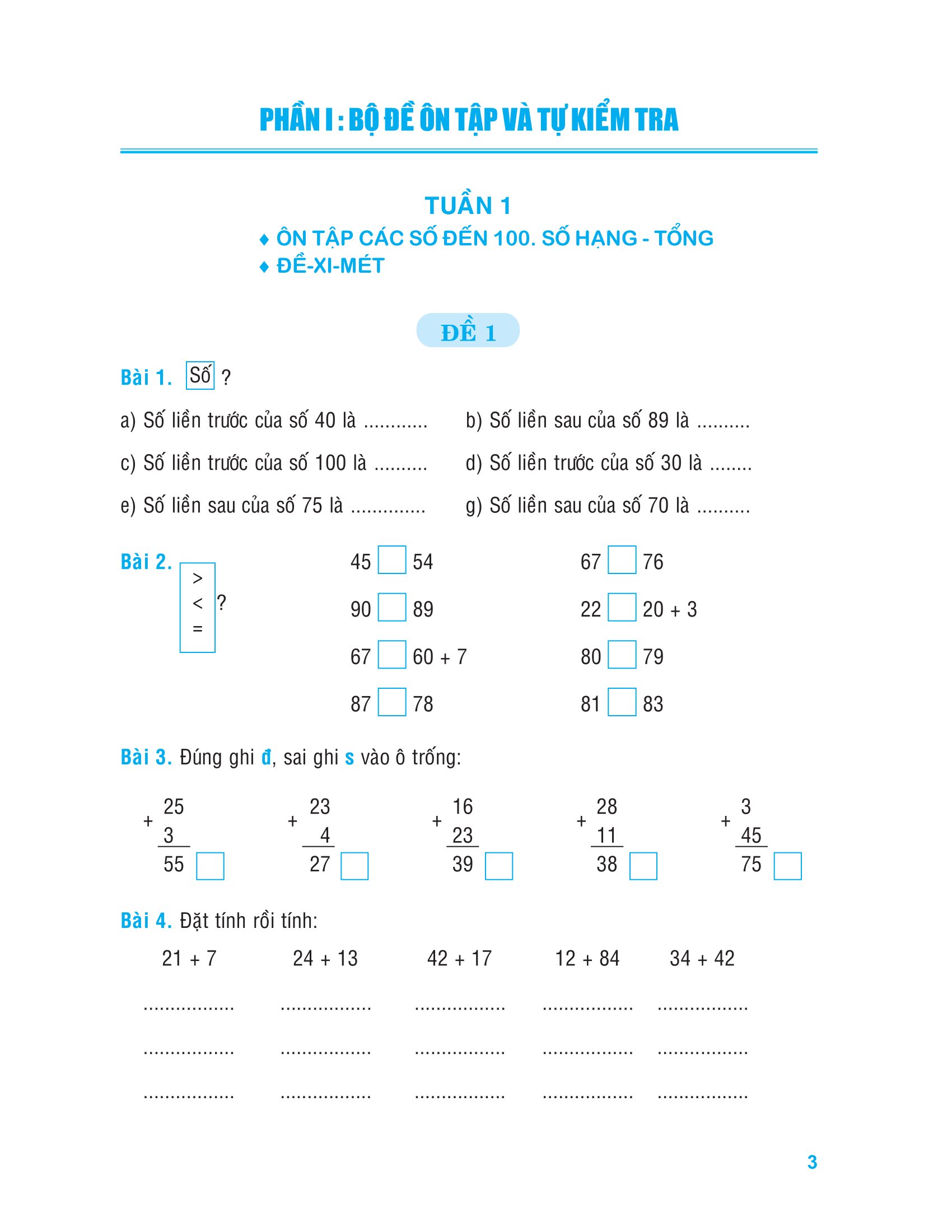 Tuyển Chọn Đề Ôn Luyện Và Tự Kiểm Tra Toán 2 (Tái Bản 2025)
