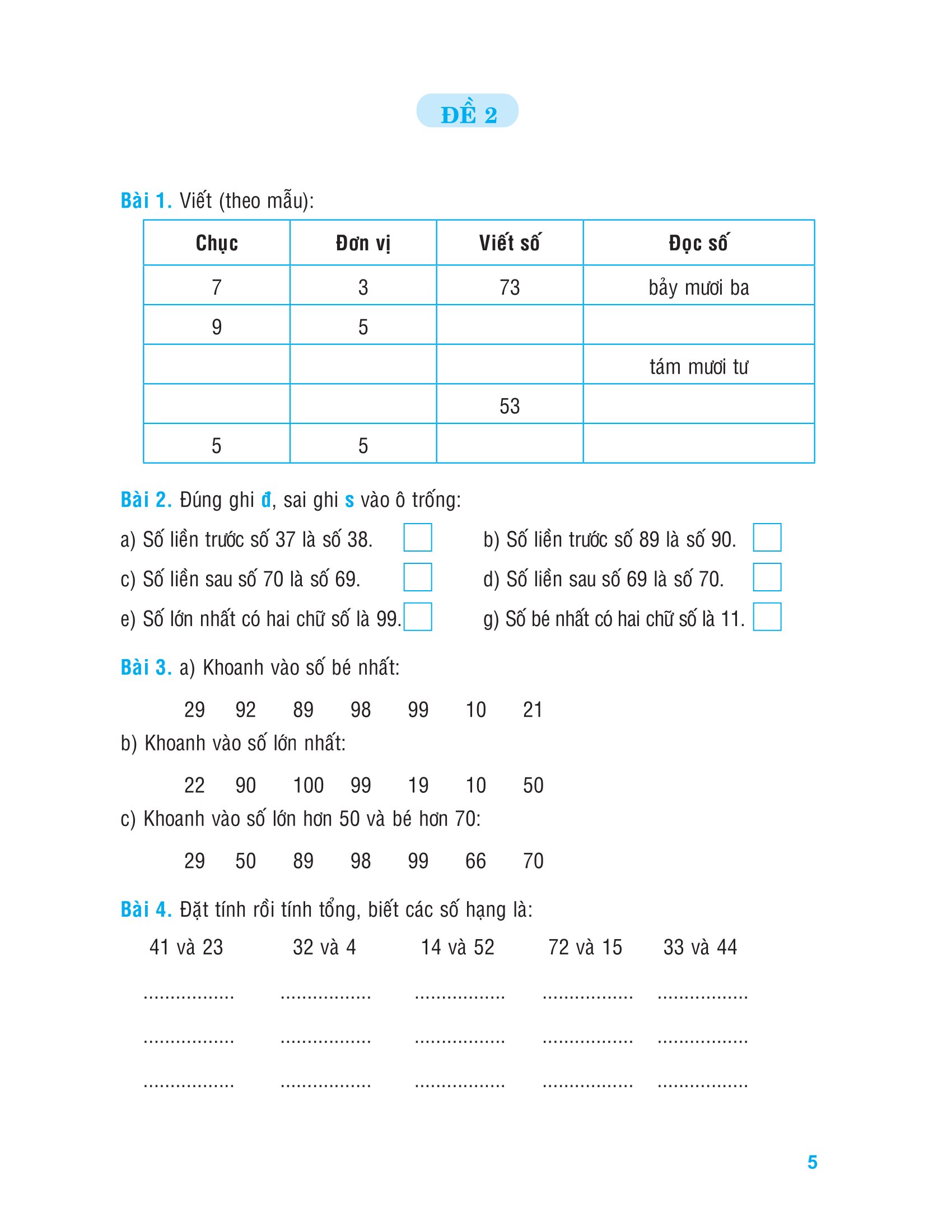 Tuyển Chọn Đề Ôn Luyện Và Tự Kiểm Tra Toán 2 (Tái Bản 2025)