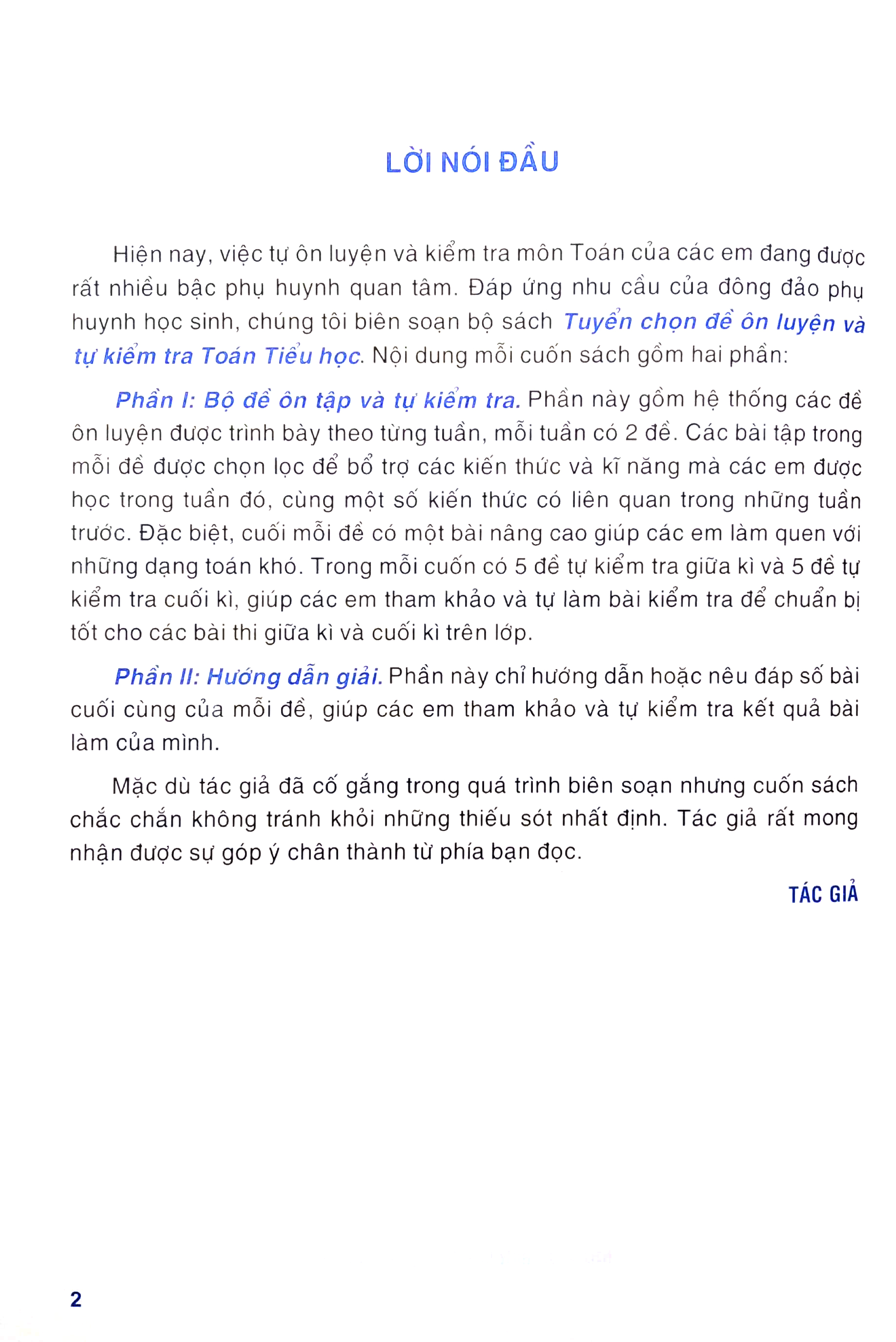 tuyển chọn đề ôn luyện và tự kiểm tra toán 3