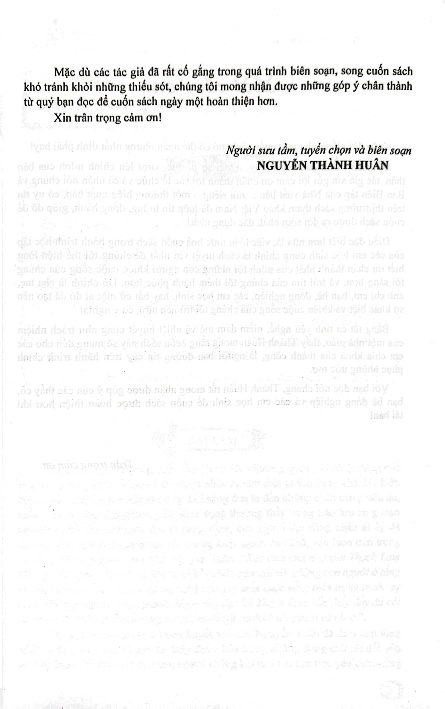 tuyển chọn những bài văn đạt giải cấp tỉnh, thành phố và quốc gia