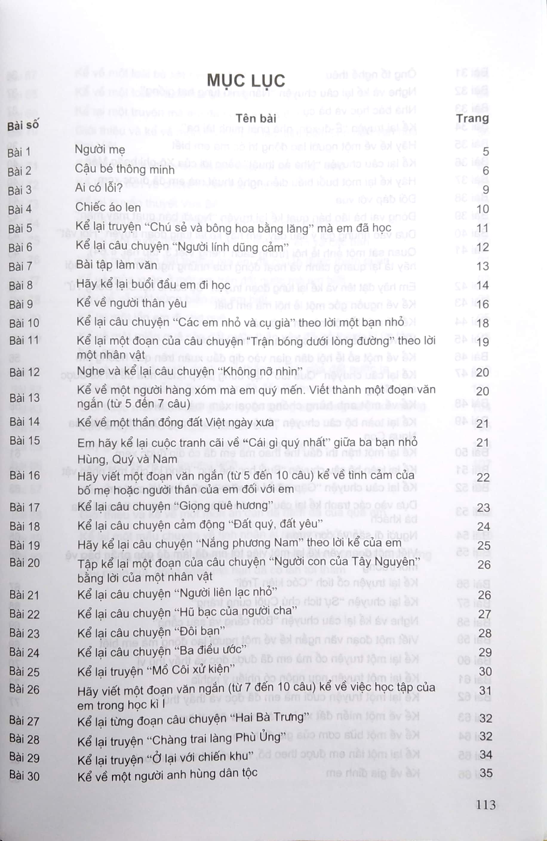 tuyển chọn những bài văn kể chuyện lớp 3 (tái bản)
