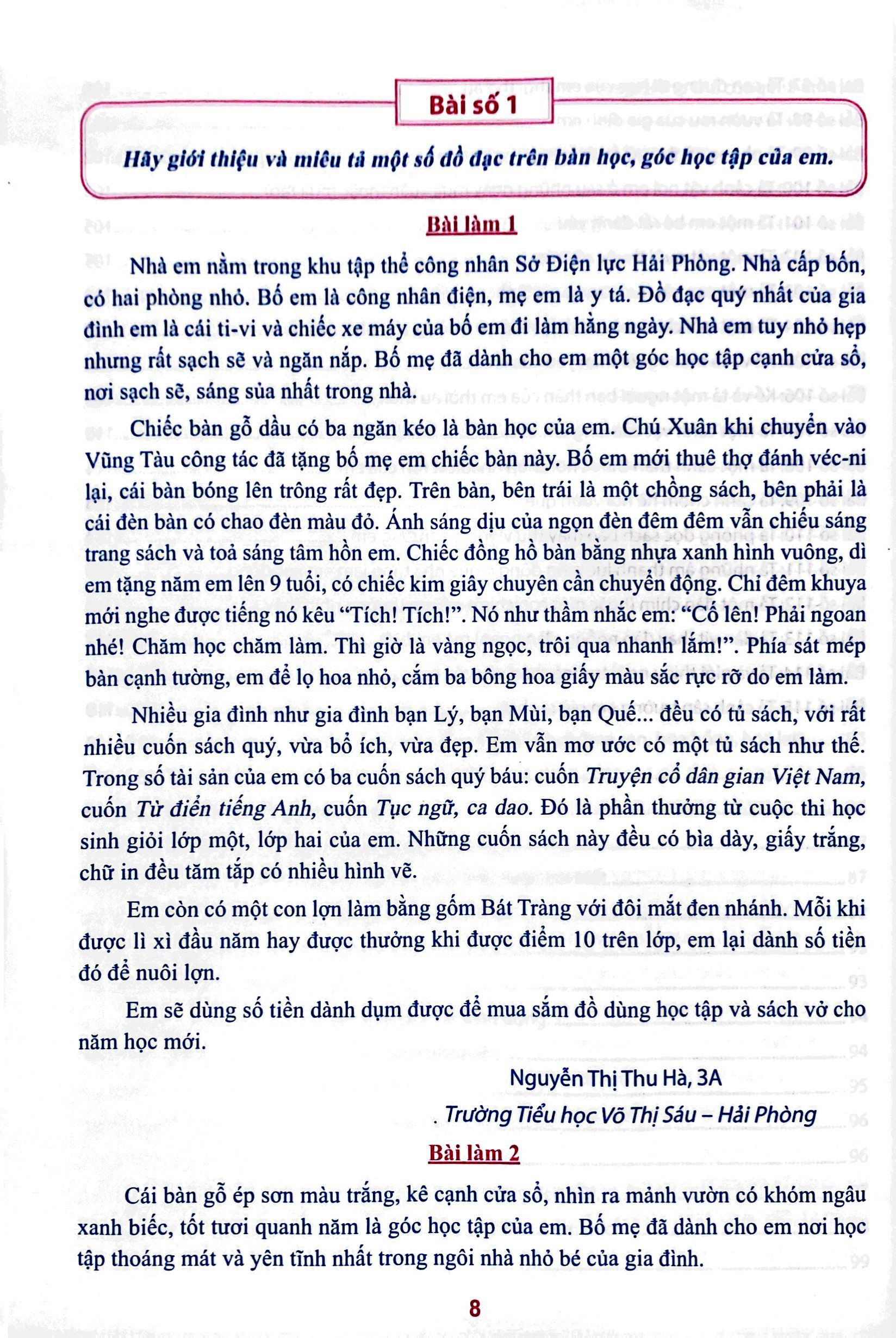 tuyển chọn những bài văn miêu tả 3 (tái bản 2023)