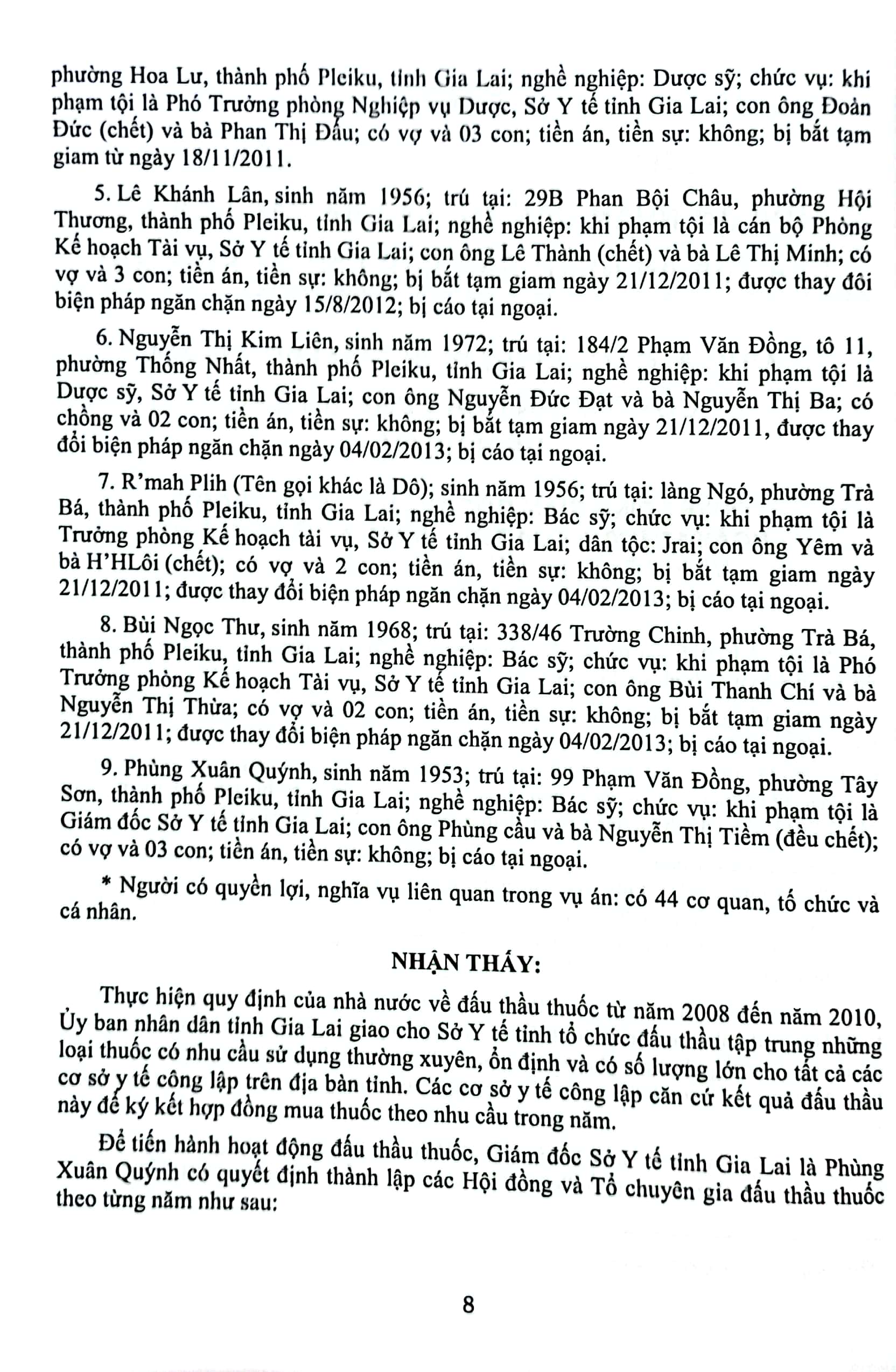 tuyển chọn quyết định giám đốc thẩm và bản án của tòa án nhân dân tối cao và tòa án nhân dân cấp cao về hình sự, dân sự, hành chính, lao động từ năm 2015-2020