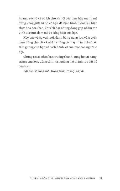 tuyên ngôn của người anh hùng đời thường - the everyday hero manifesto