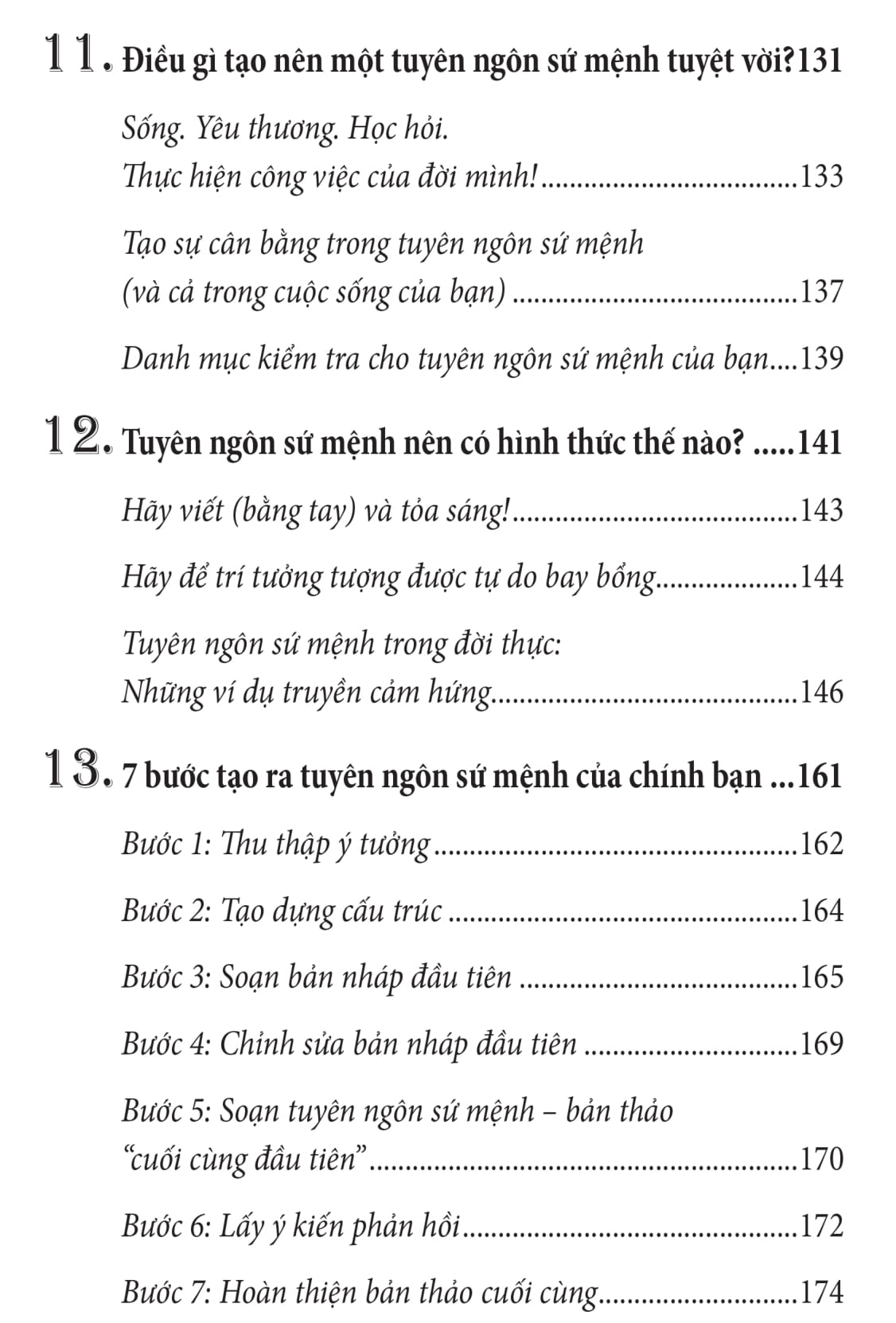 tuyên ngôn sứ mệnh cuộc đời - hành trình tìm mục đích, chọn mục tiêu và đạt được ước mơ